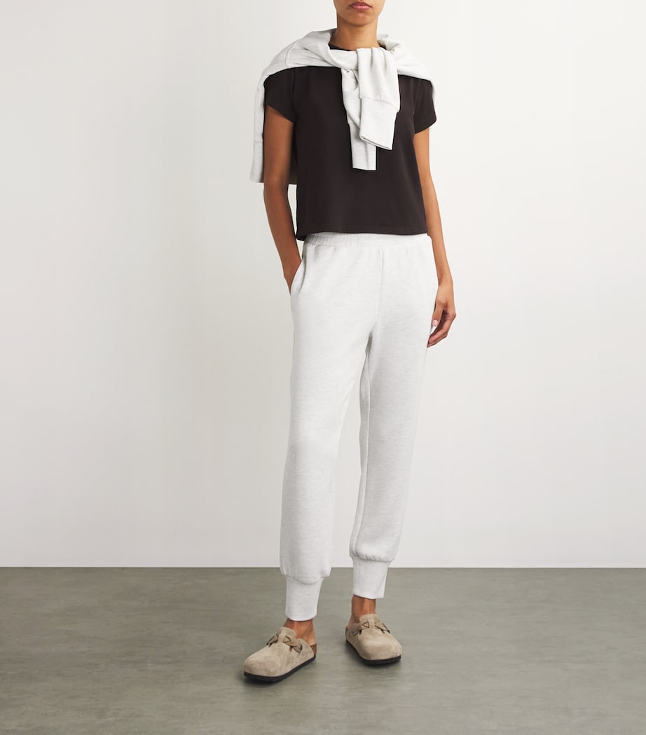 The Slim Cuff Sweatpants IVORY MARL Image 2