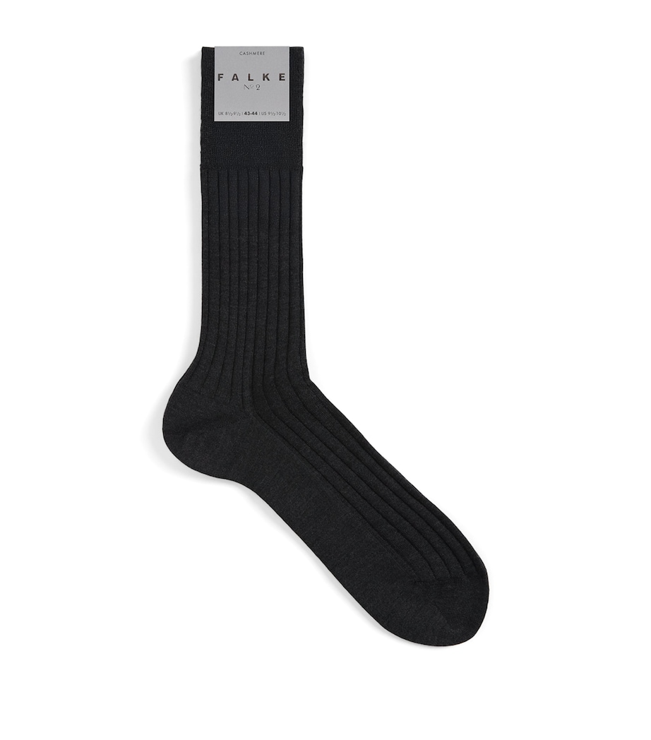 Cashmere-Blend No.2 Socks (Pack of 2) GREY Image 1