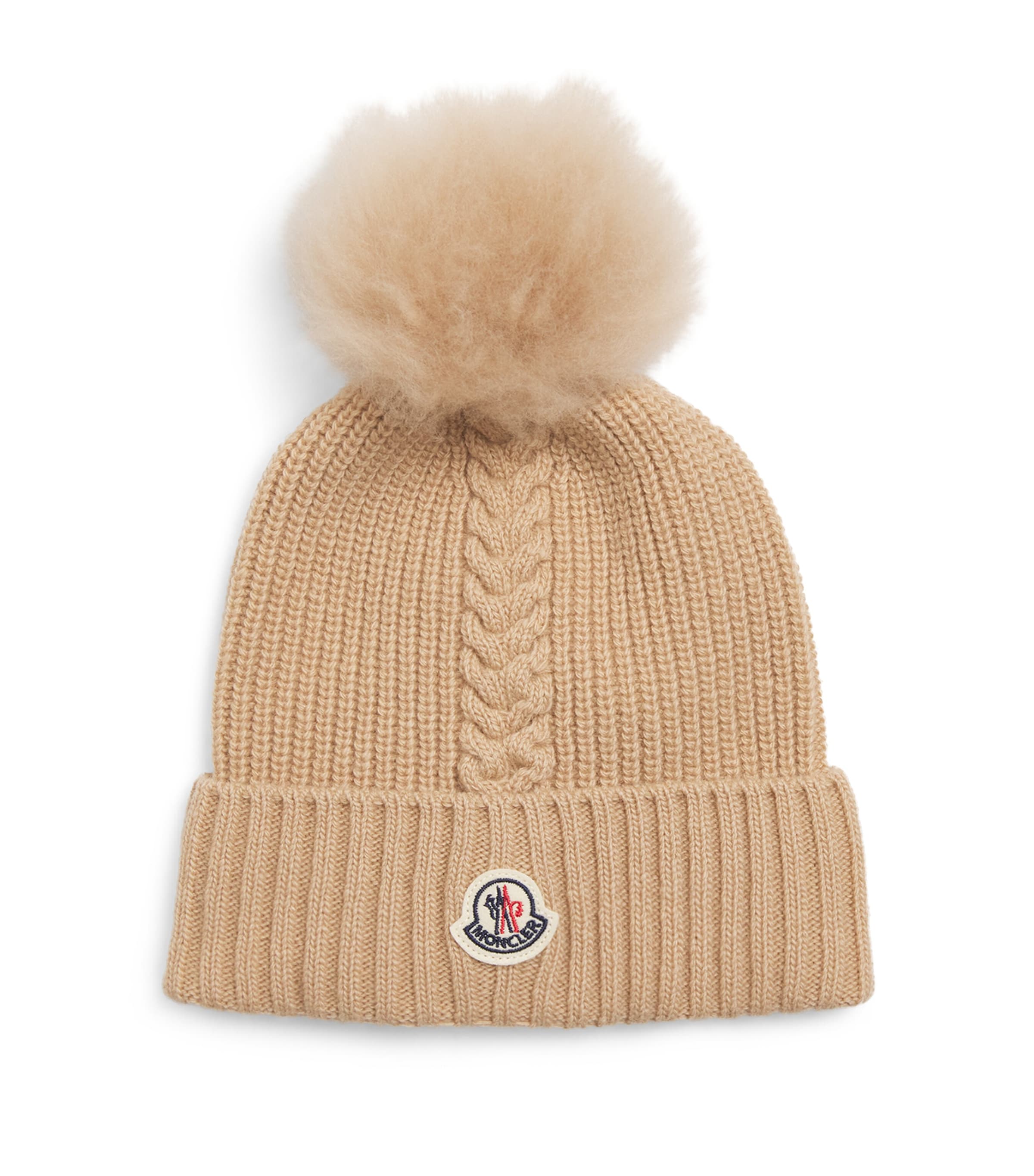 Virgin Wool Pom-Pom Beanie 210 Image 1