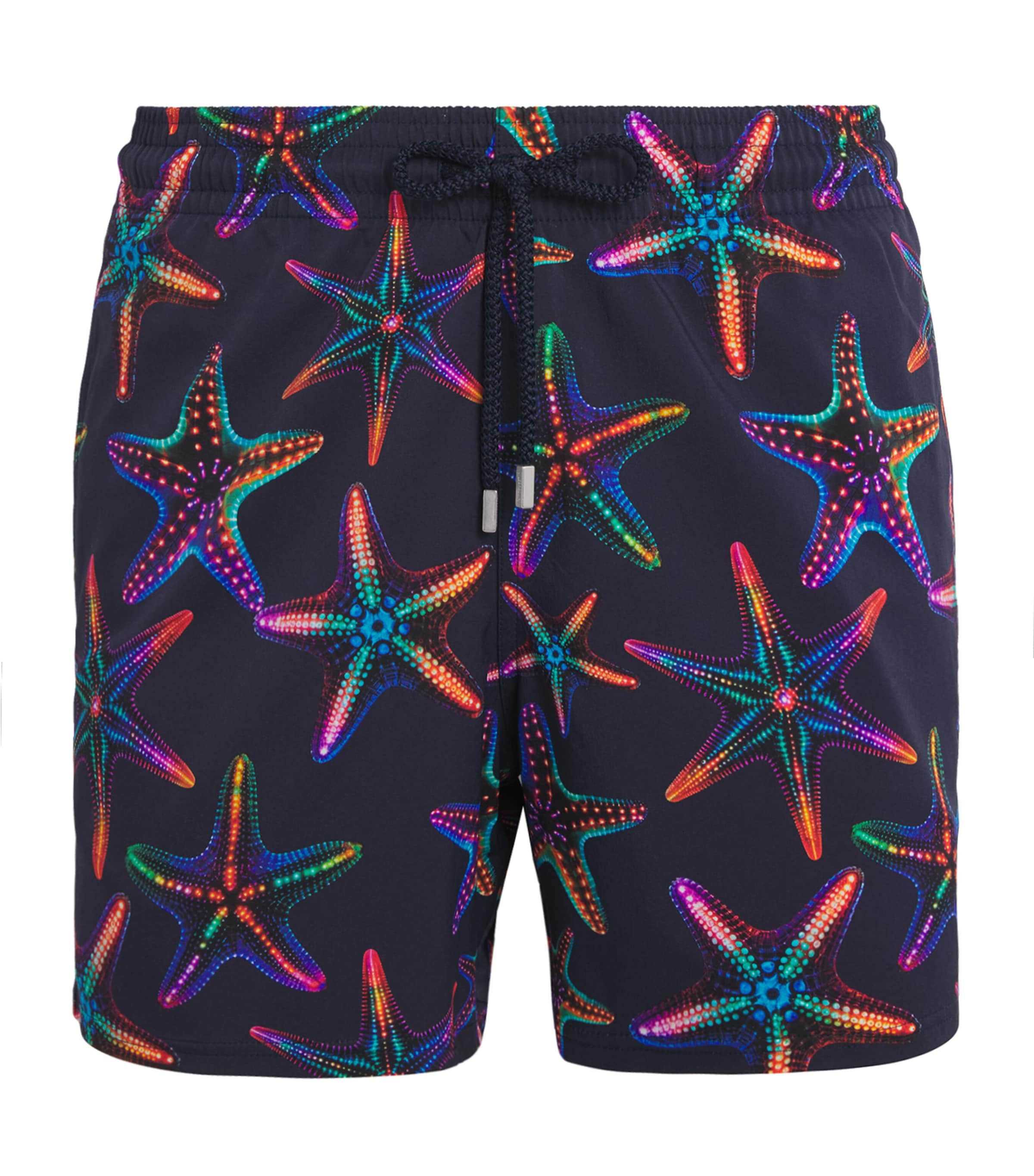 Disco Starfish Print Moorise Swim Shorts 390-NAVY Image 1