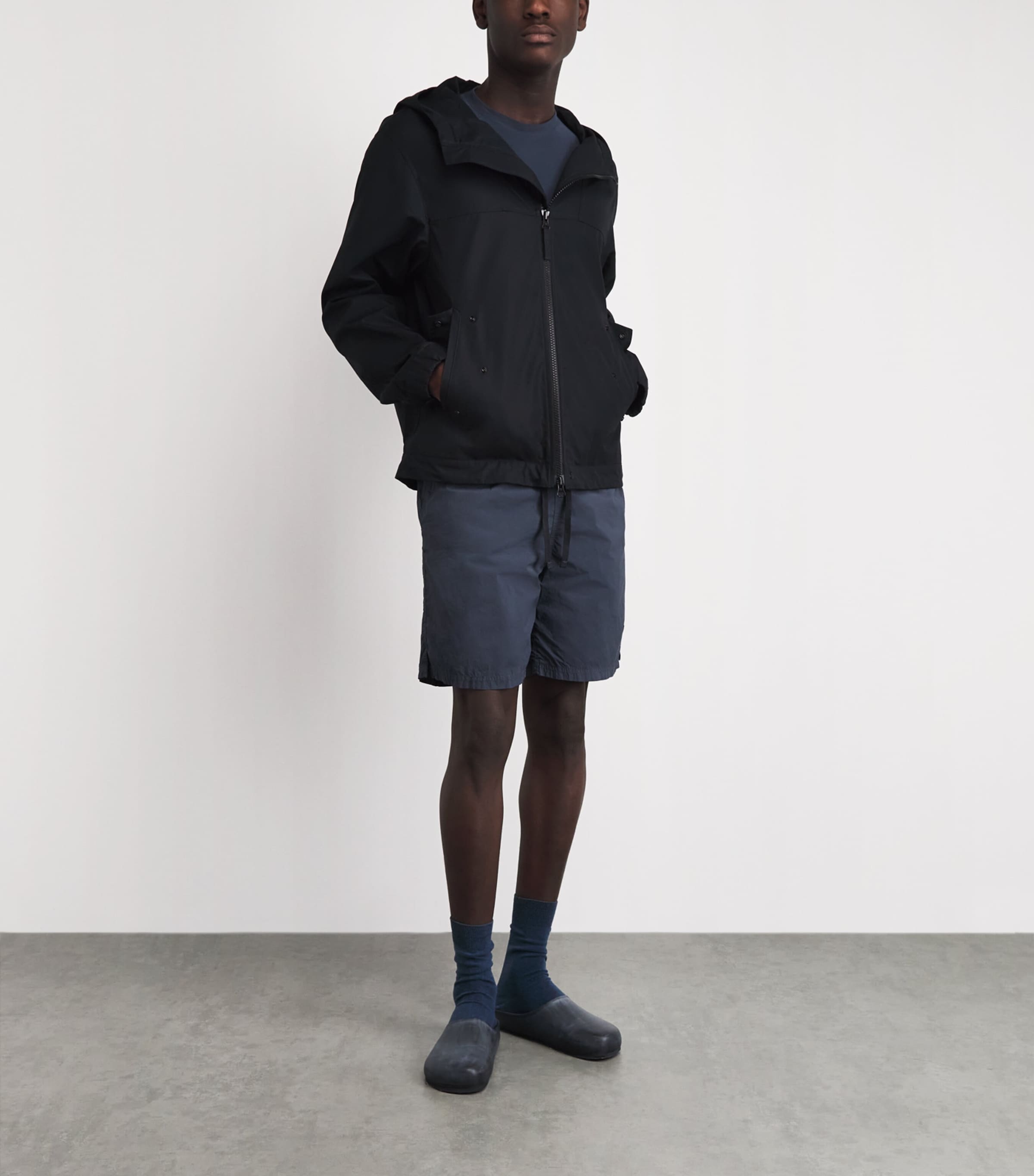 Stone Island Mens Recycled Ghost Logo Shorts Image 2