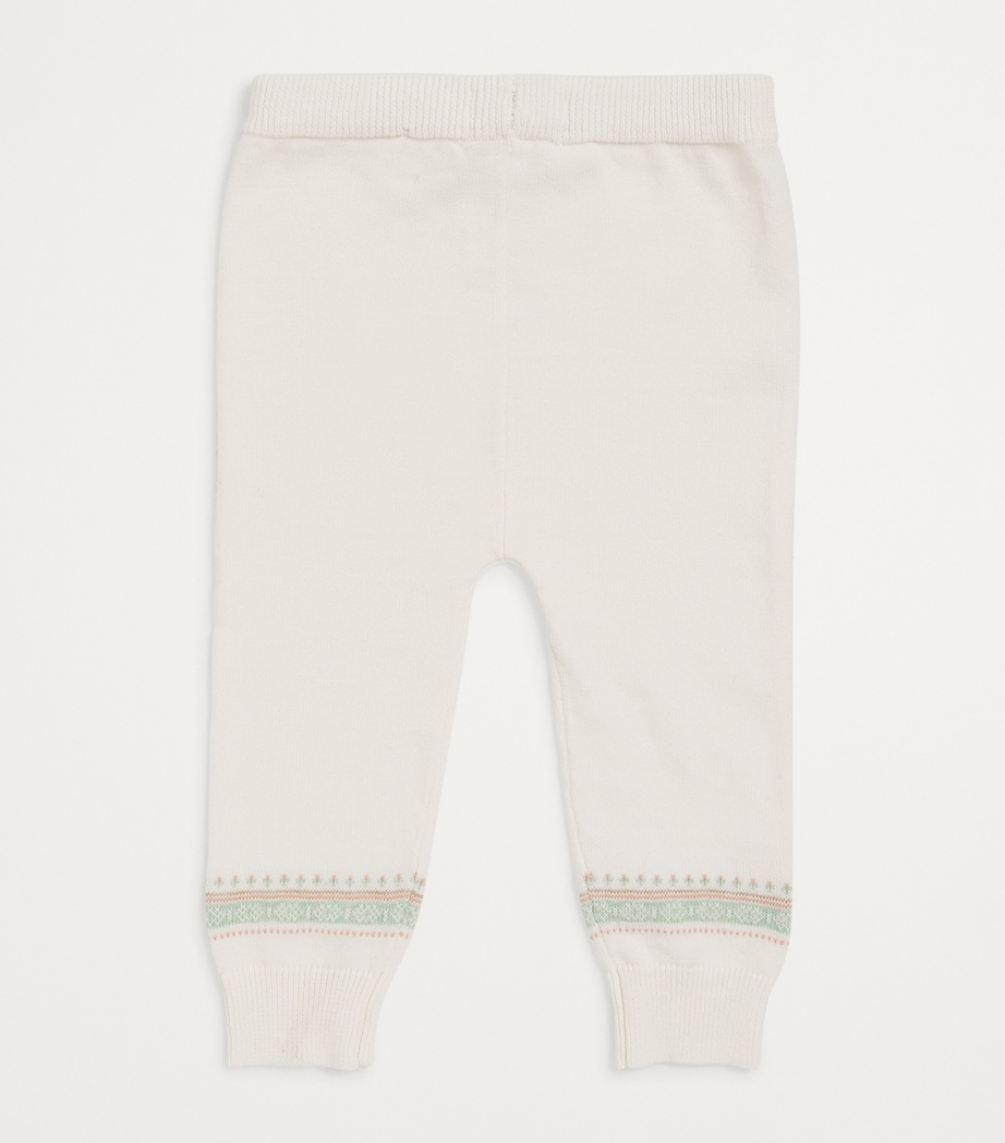 Organic Cotton Fair Isle Trousers (0-24 Months) MULTI Image 2