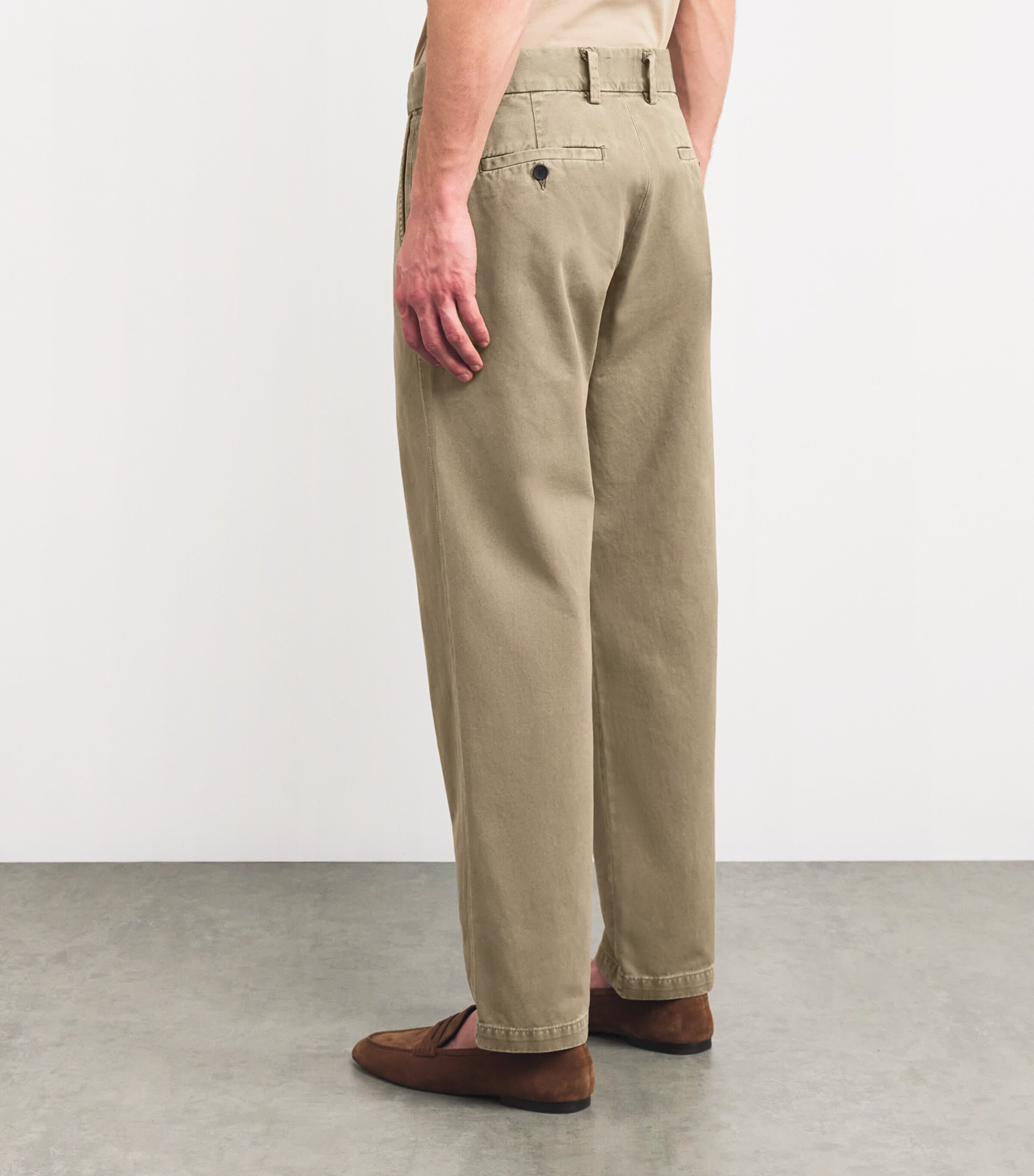 Cotton Straight Chinos AZEL-HAZEL Image 4