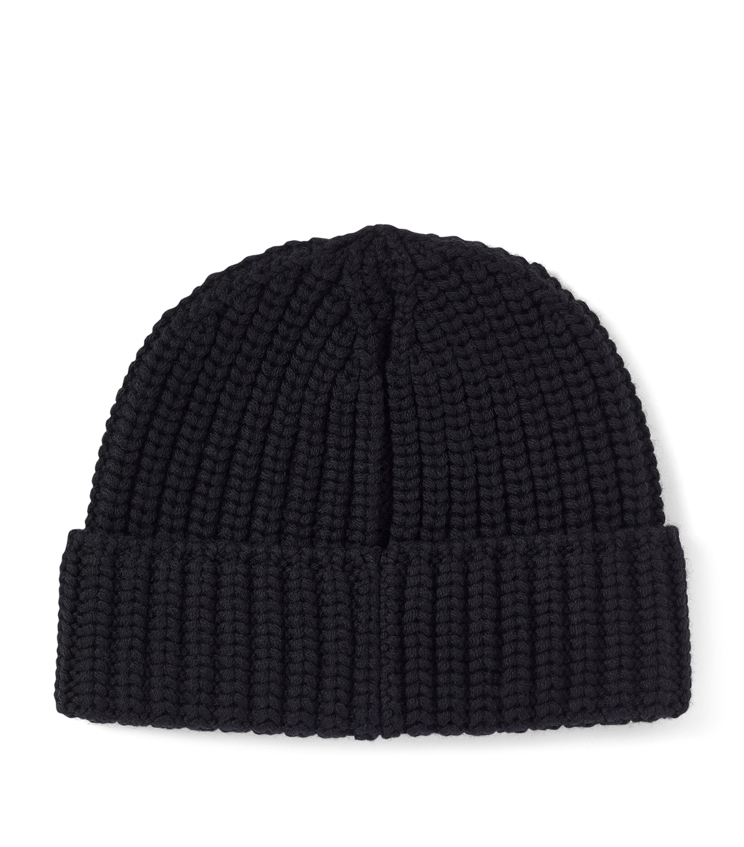Yuki Virgin Wool Beanie S200 BLACK/ECRU Image 3