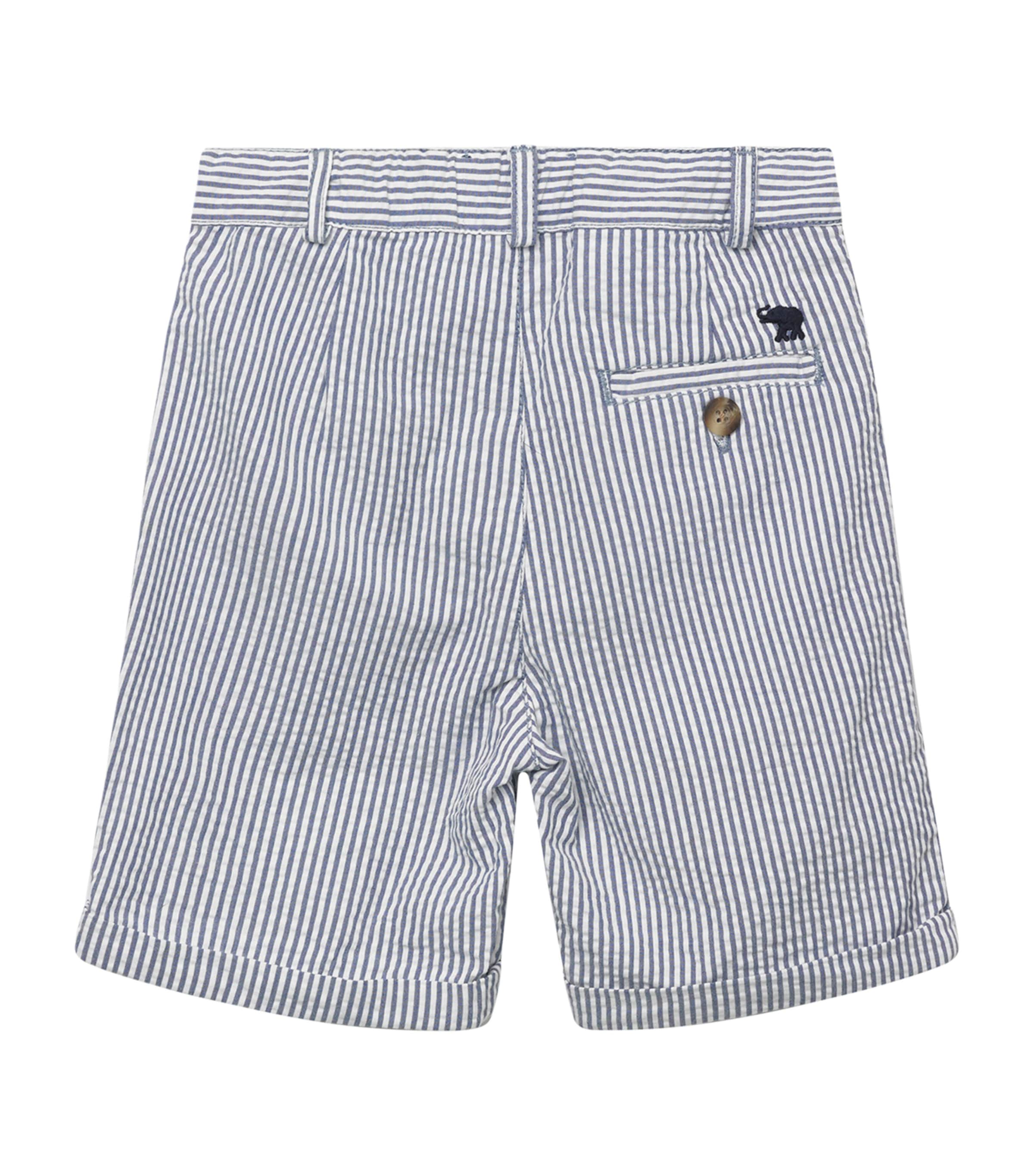Striped Charlie Chino Shorts (6-11 Years) BLUE STRIPE Image 2