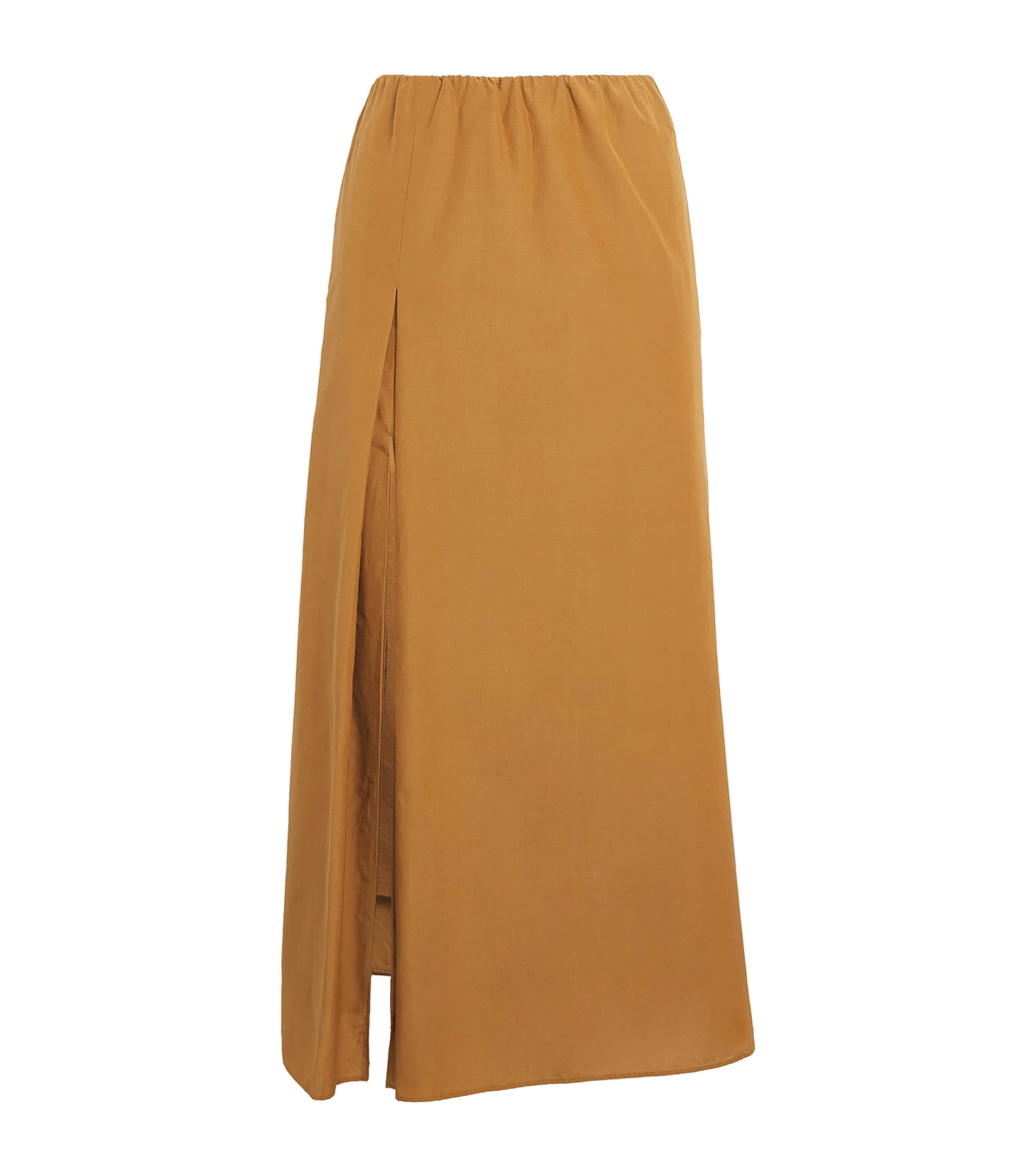 LOULOU DE SAISON COTTON-SILK CARMEN MAXI SKIRT