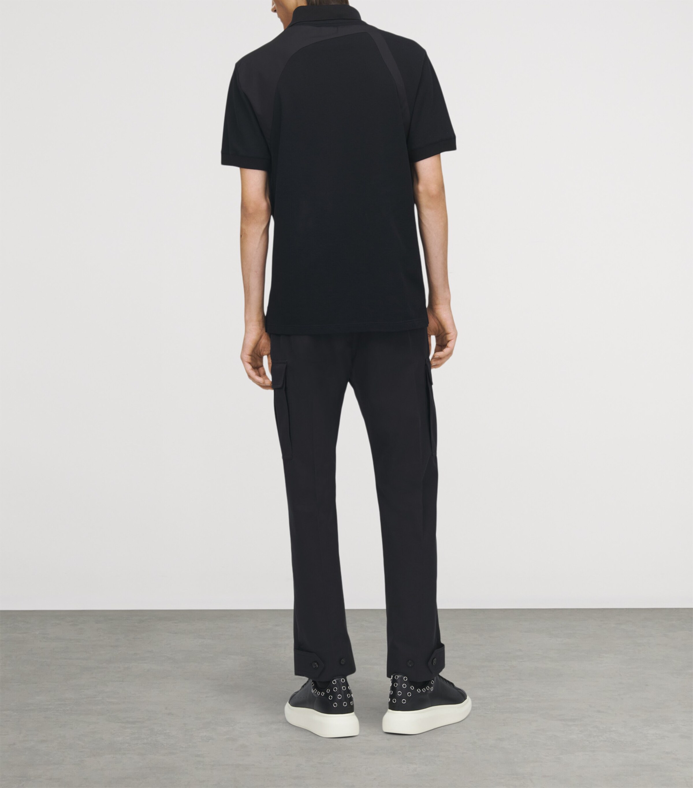 Cotton Harness Polo Shirt 1000 Image 4