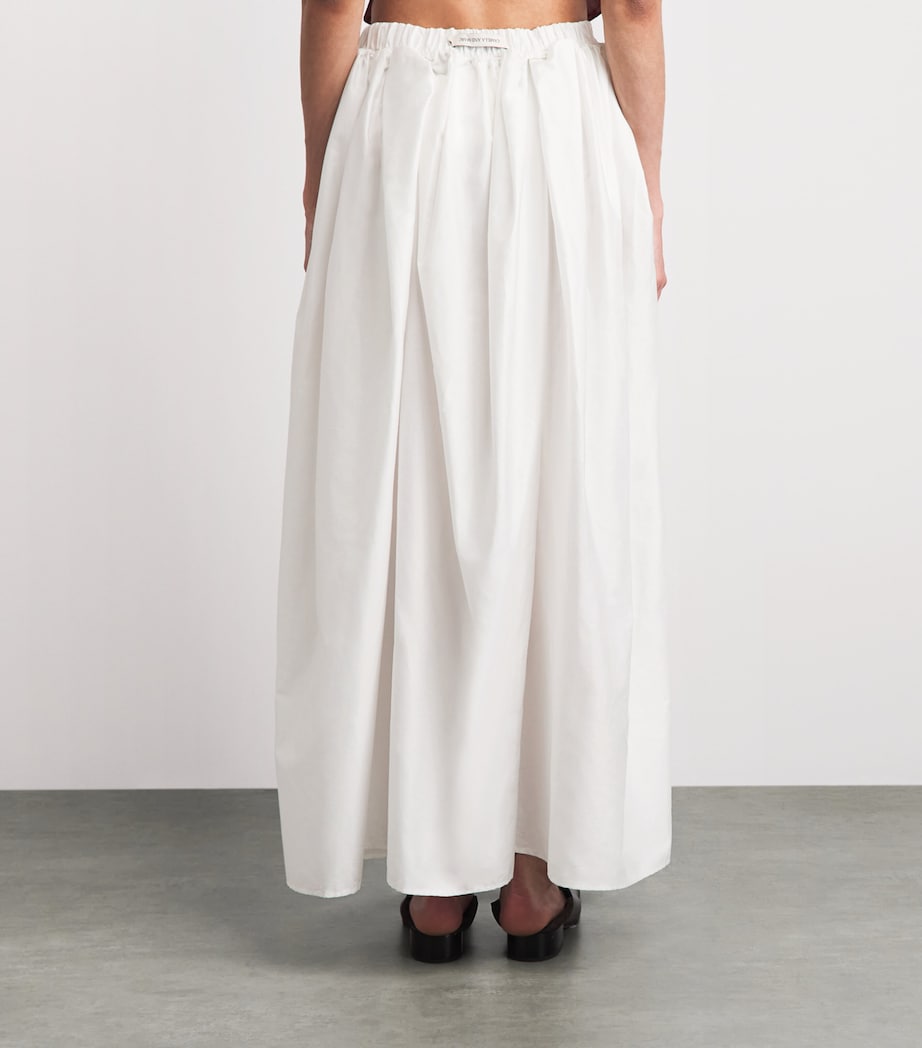 CAMILLA AND MARC Womens Cotton Zaya Maxi Skirt Cream Mcrm Image 5