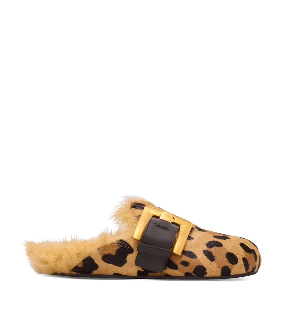 Leather Leopard Anthem Clogs WKS MULTI/ NOIR Image 1