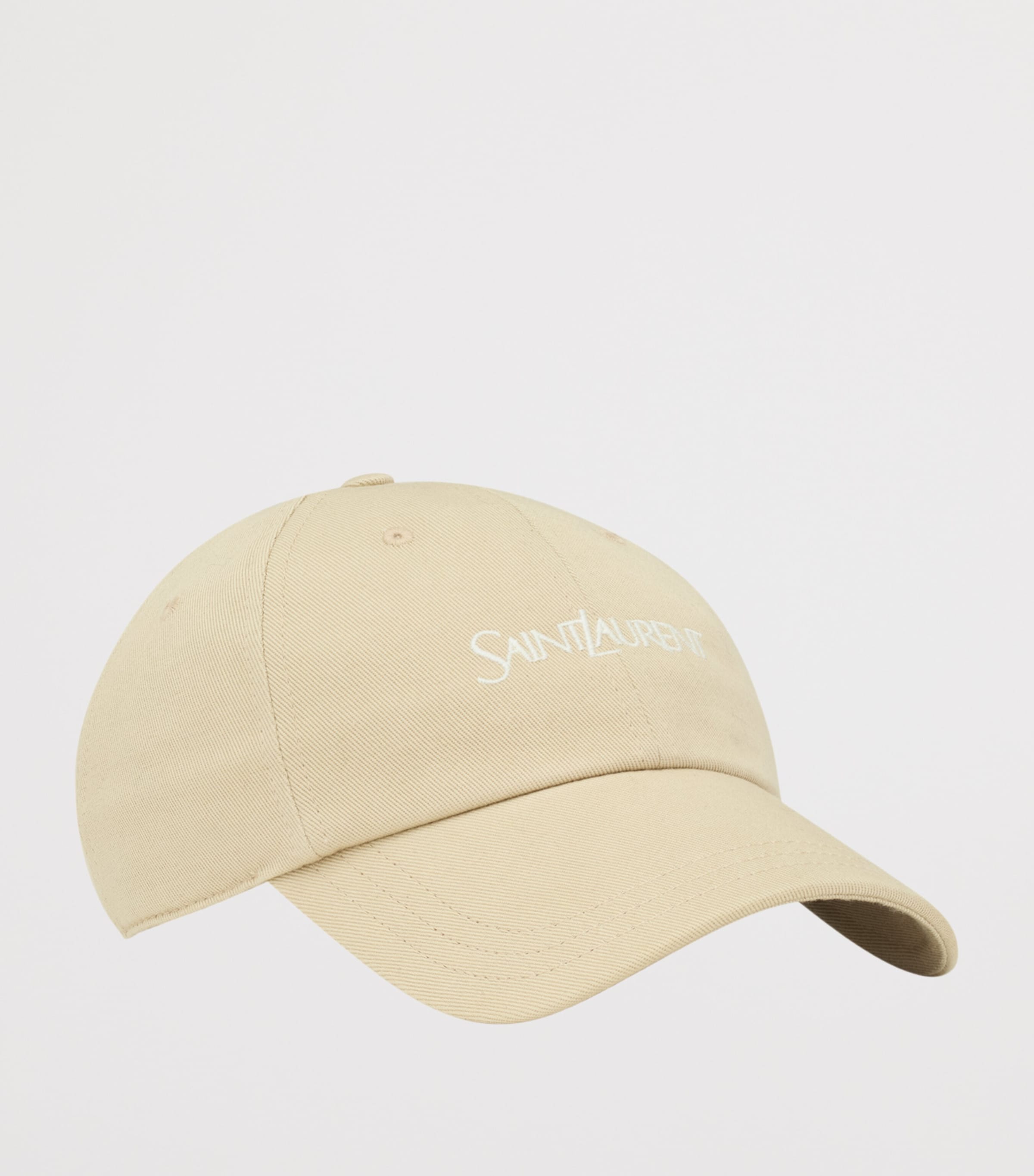Saint Laurent Cotton Logo Baseball Cap Image 2