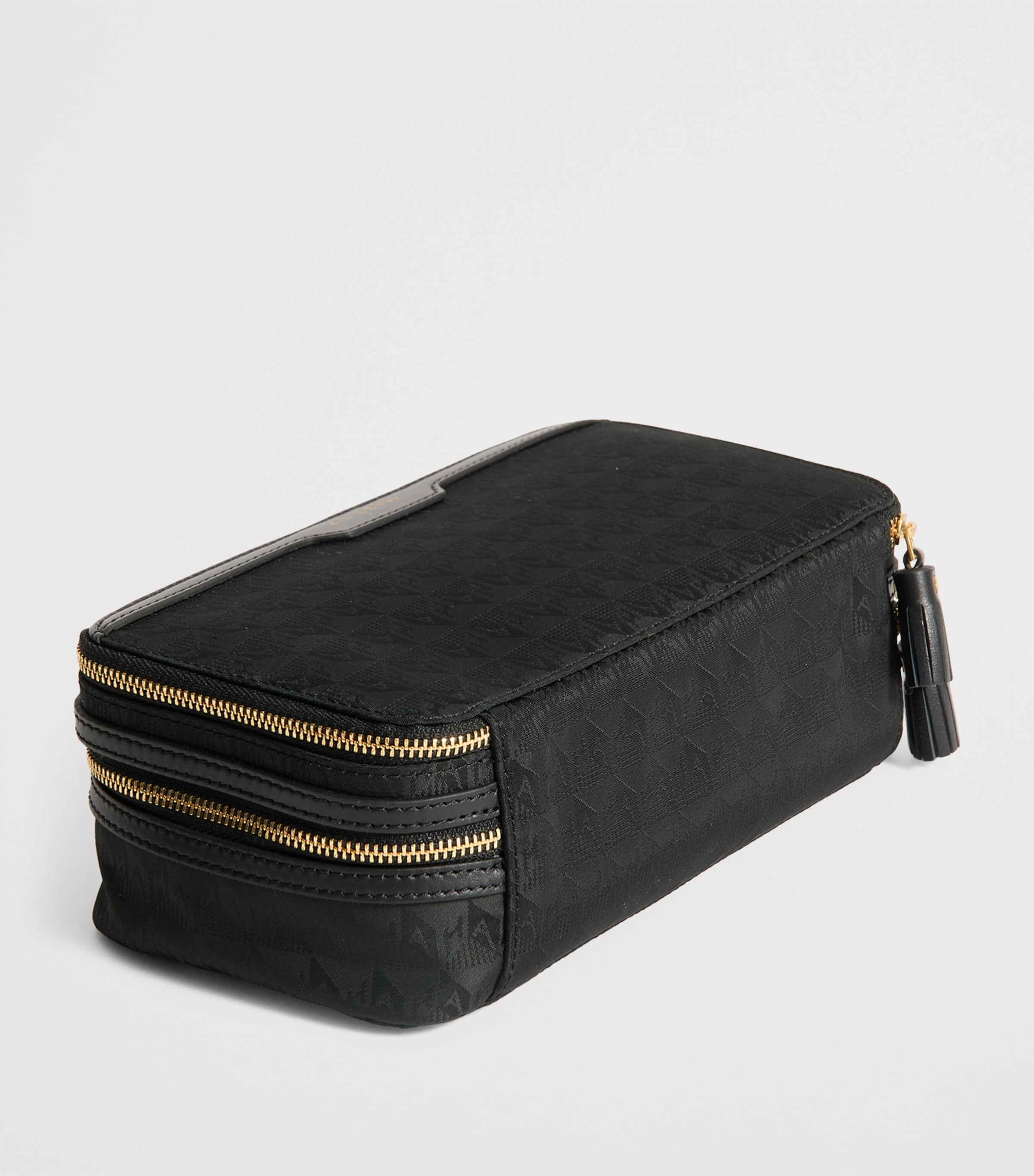 Jacquard Logo Make-Up Pouch BLACK Image 5