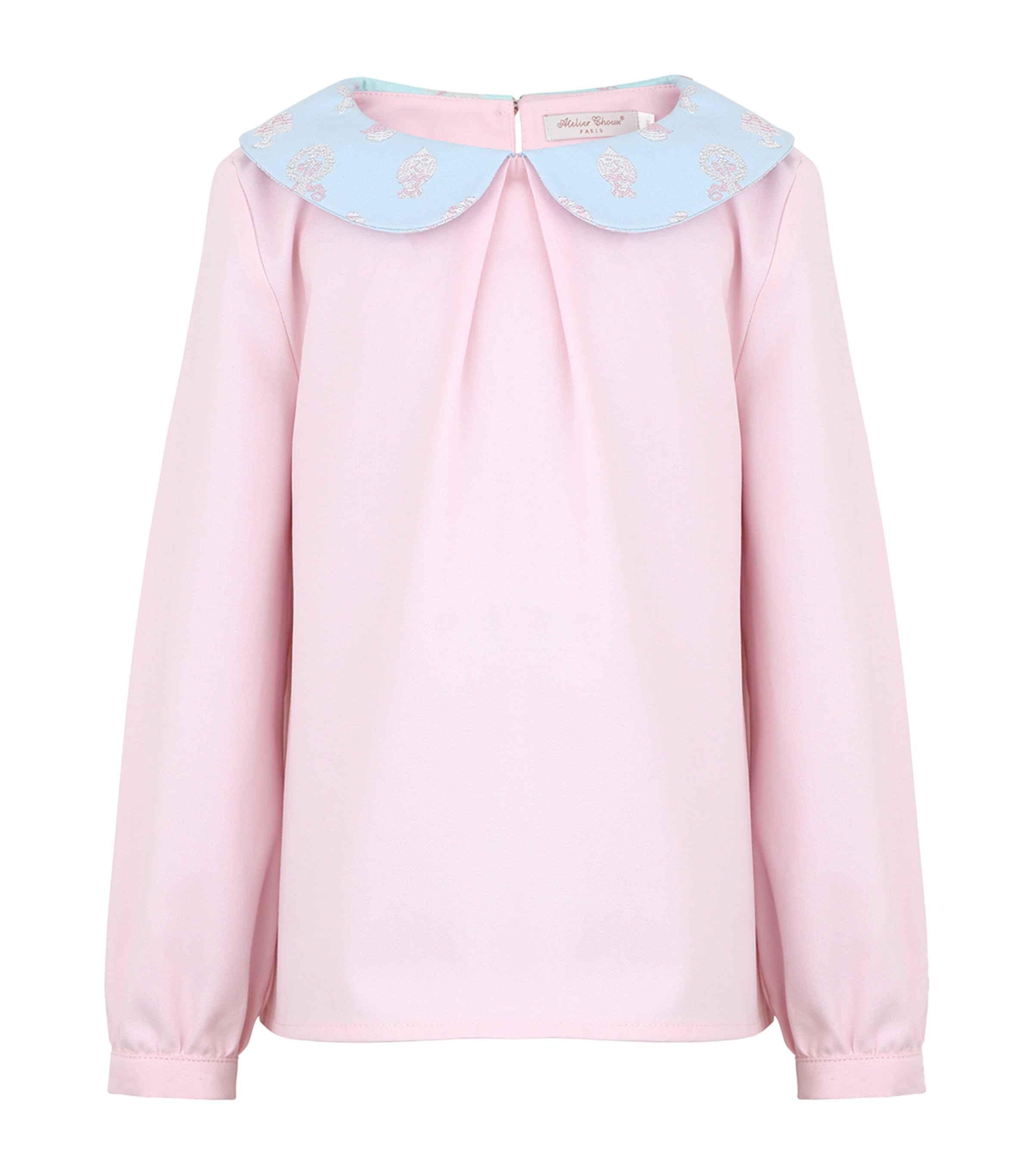 Atelier Choux Madelaine Blouse In Pink