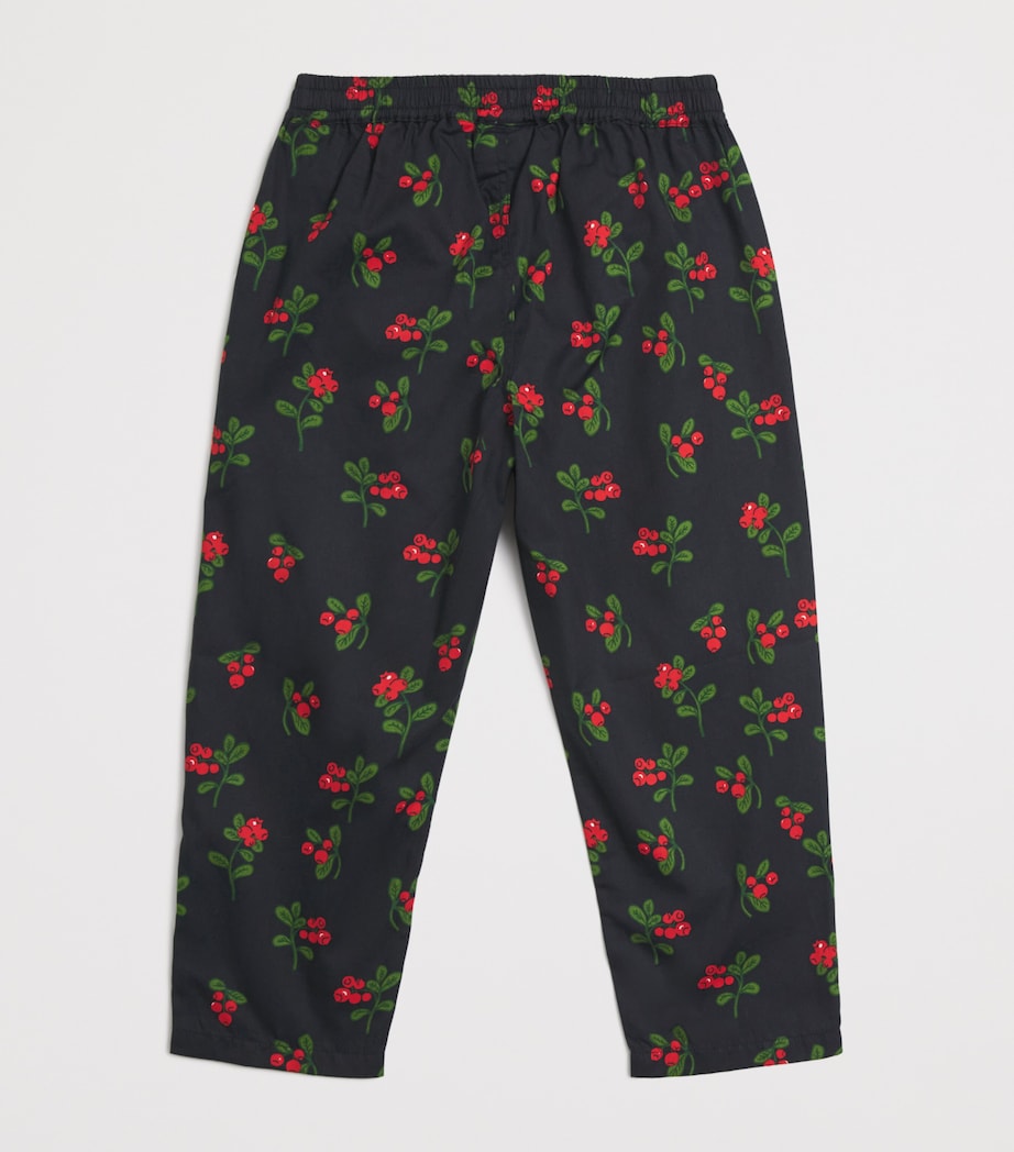 Organic Cotton Lingoberries Trousers (3-11 Years) BLACK Image 2