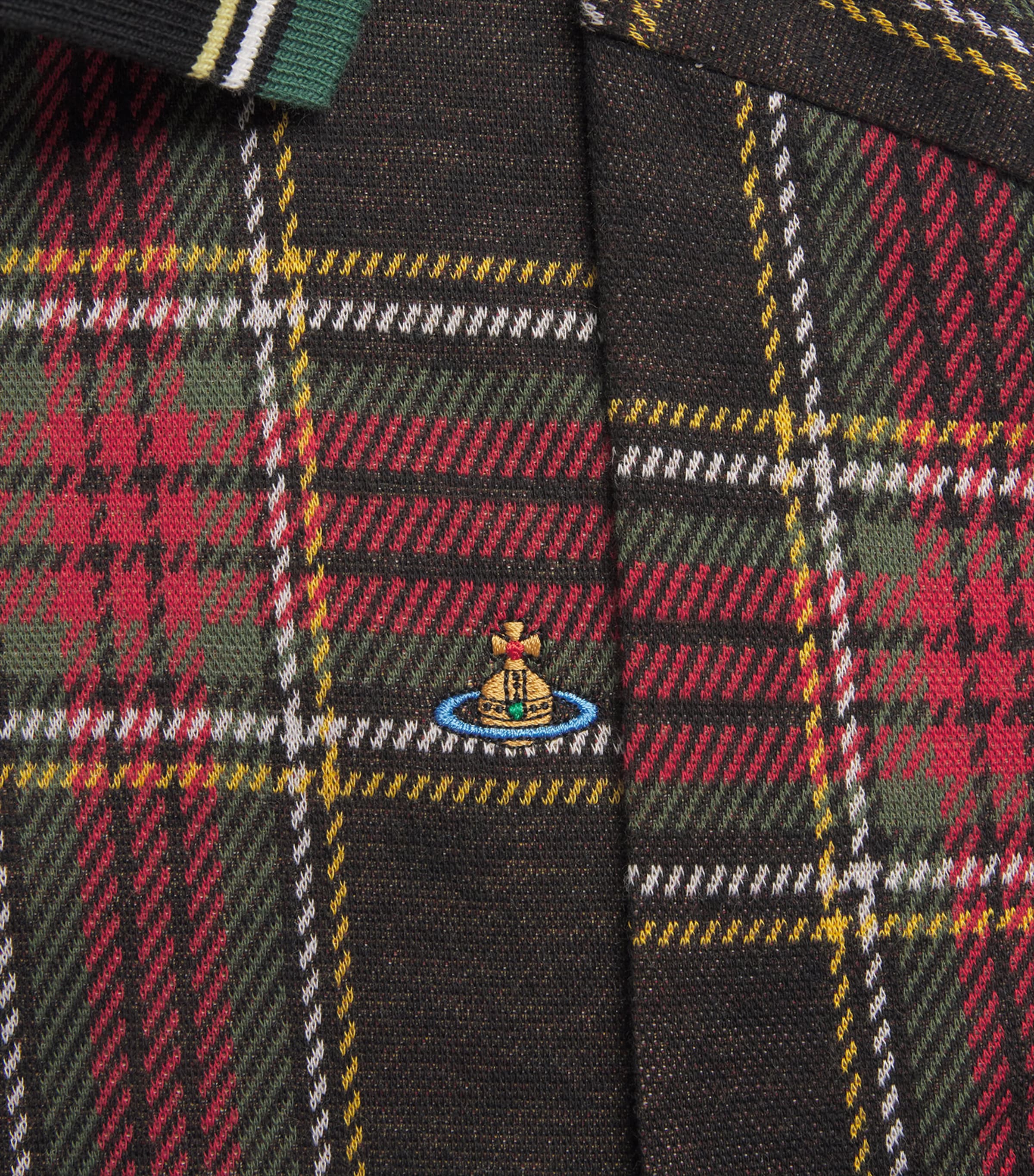 Vivienne Westwood Multi Organic Cotton Tartan Polo Shirt | Harrods US