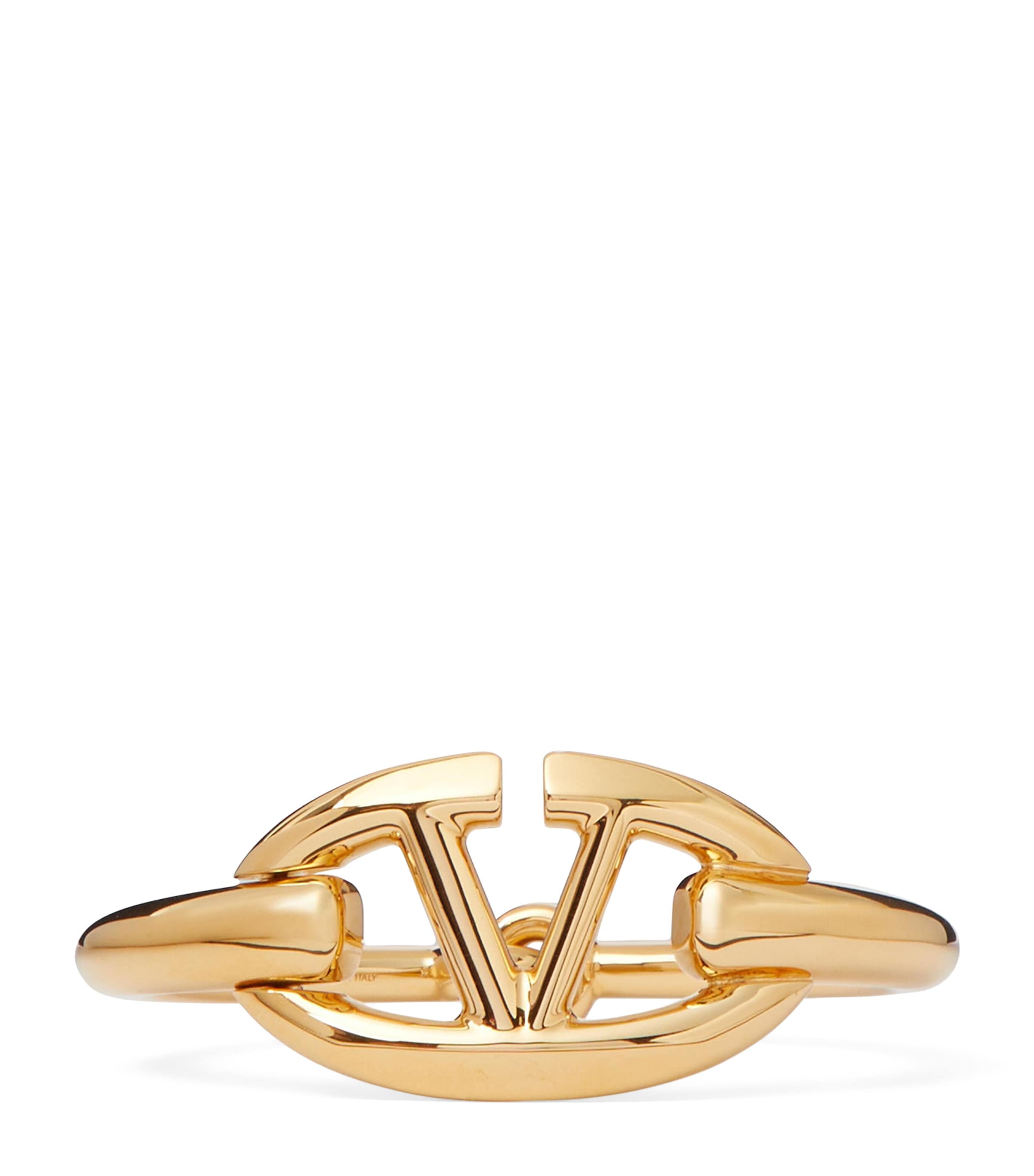 Valentino Garavani Vlogo Moon Bangle In Gold