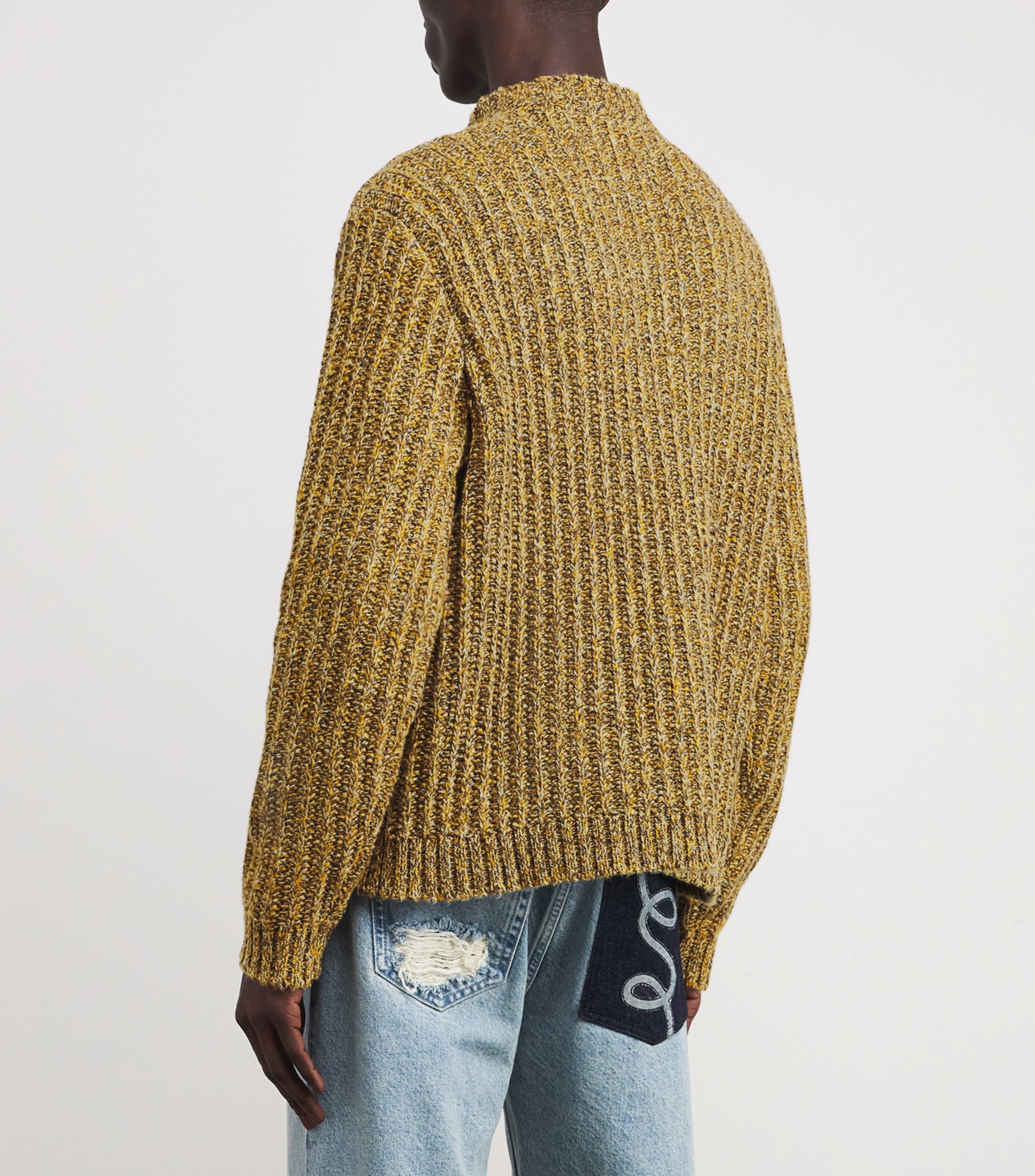 Flecked Wool Sweater HARVEST MELANGE Image 4