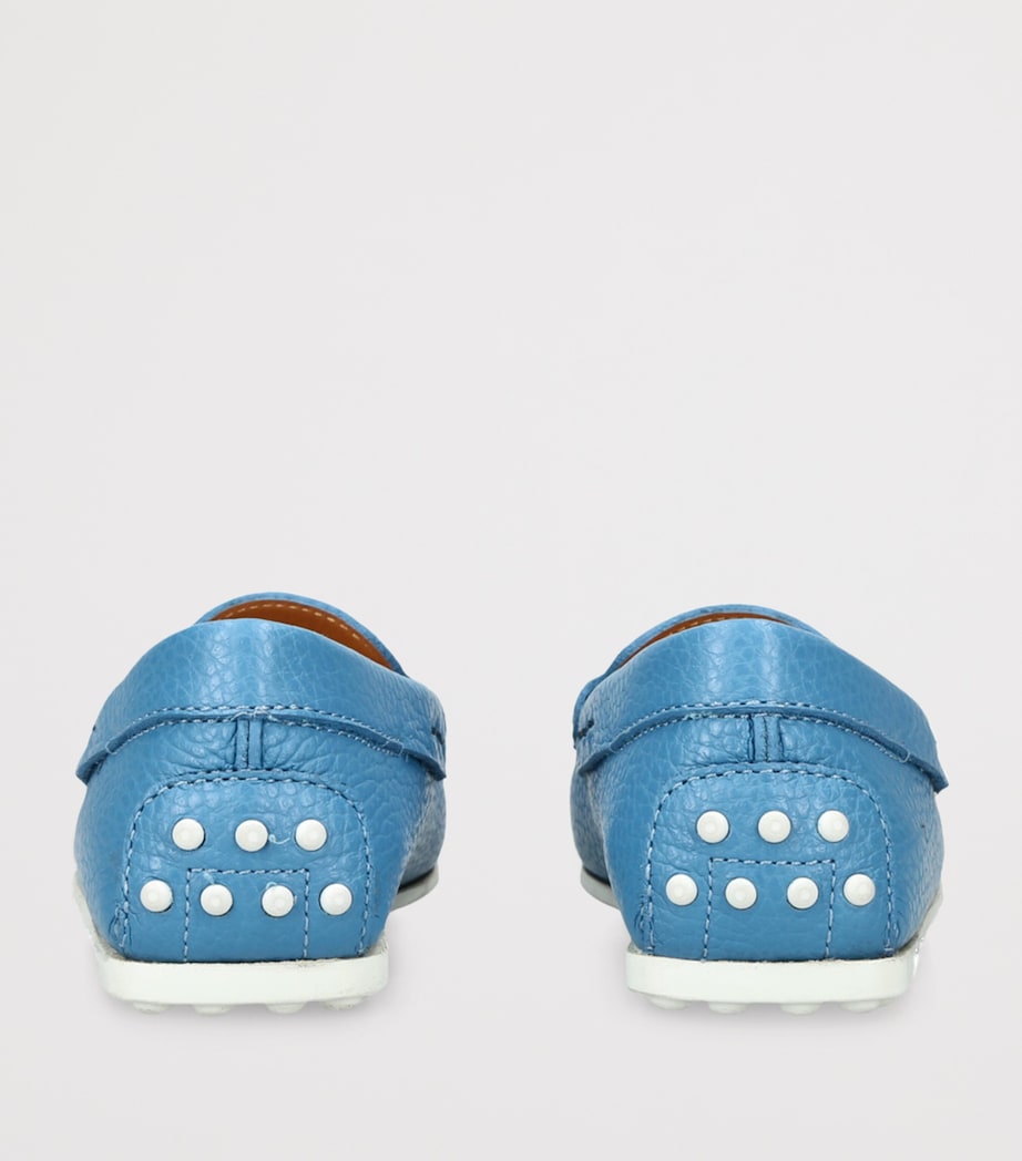 Leather Gommini Loafers BLUE Image 2
