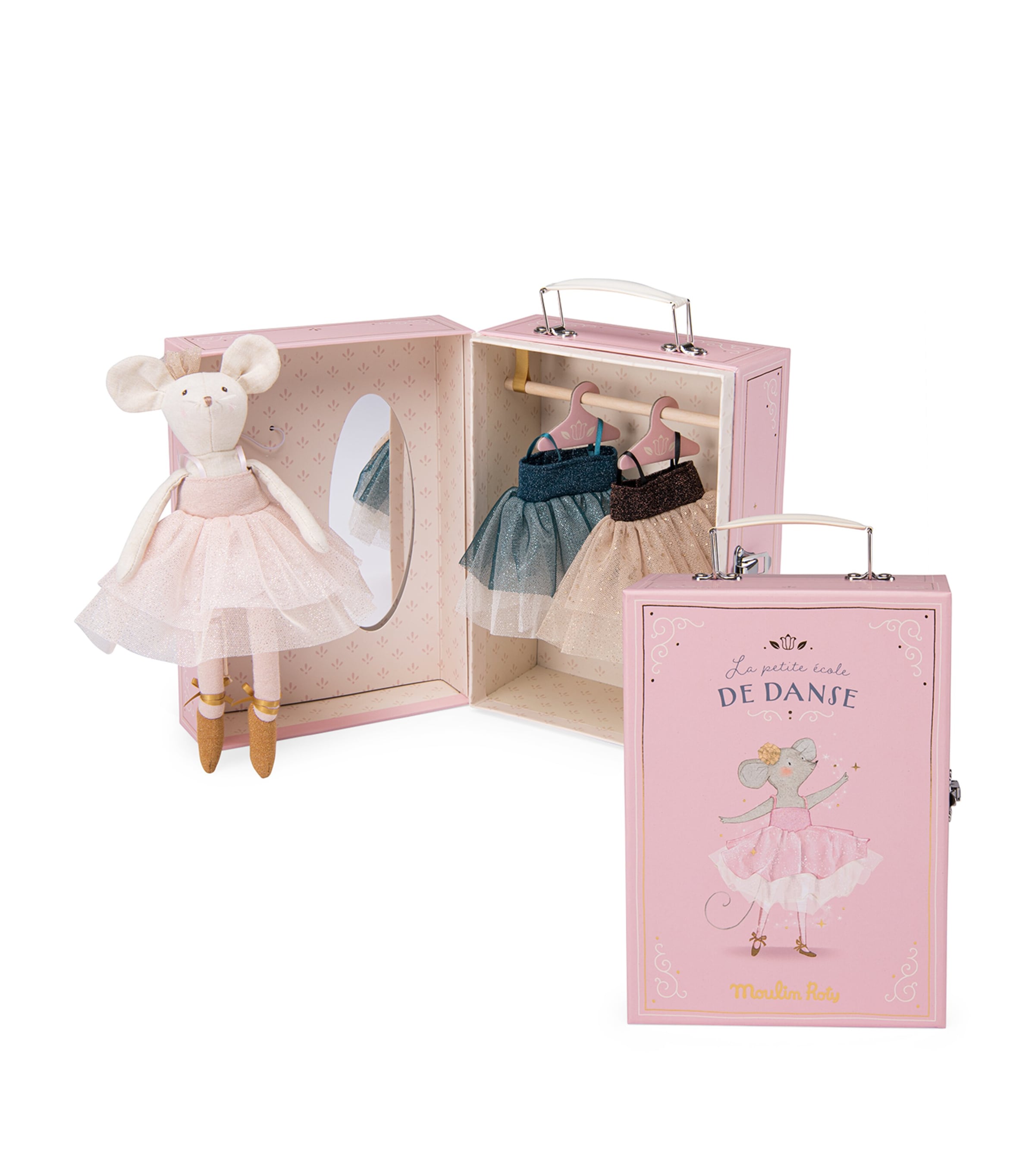 Moulin Roty Ballerina Suitcase Wardrobe (18.5cm) Image 1