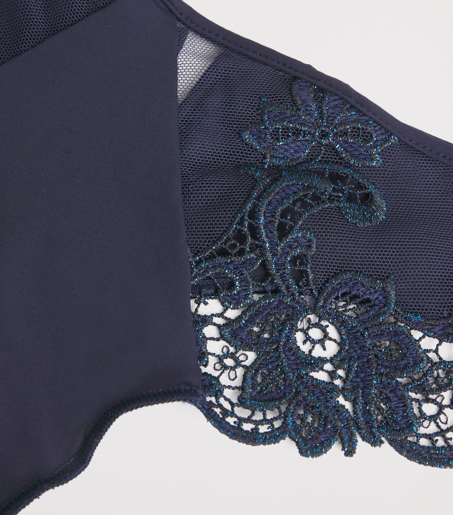 Lace Saga Tanga Thongs 556 SAPPHIRE Image 4