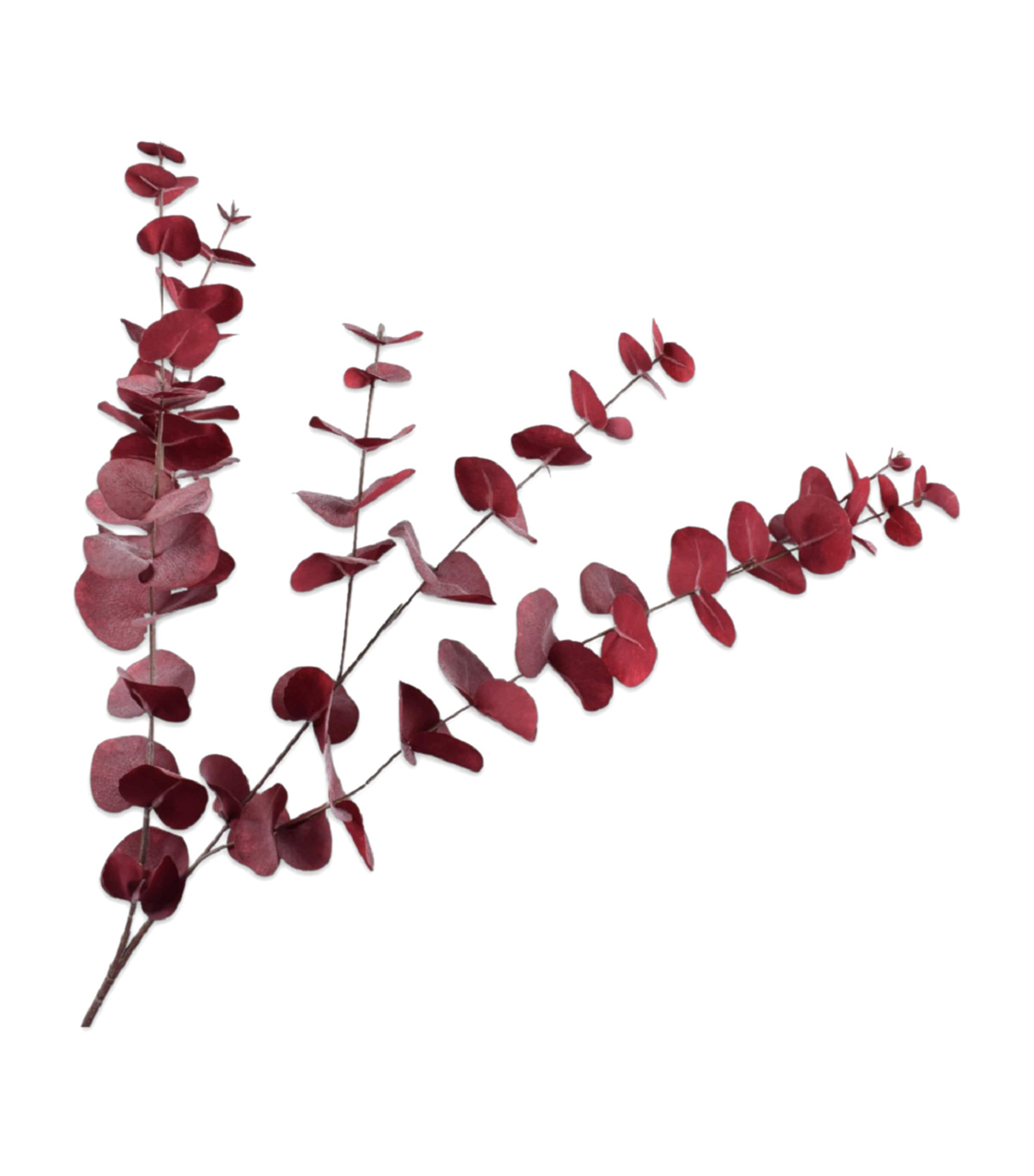 Silk-ka Artificial Eucalyptus Stem In Red