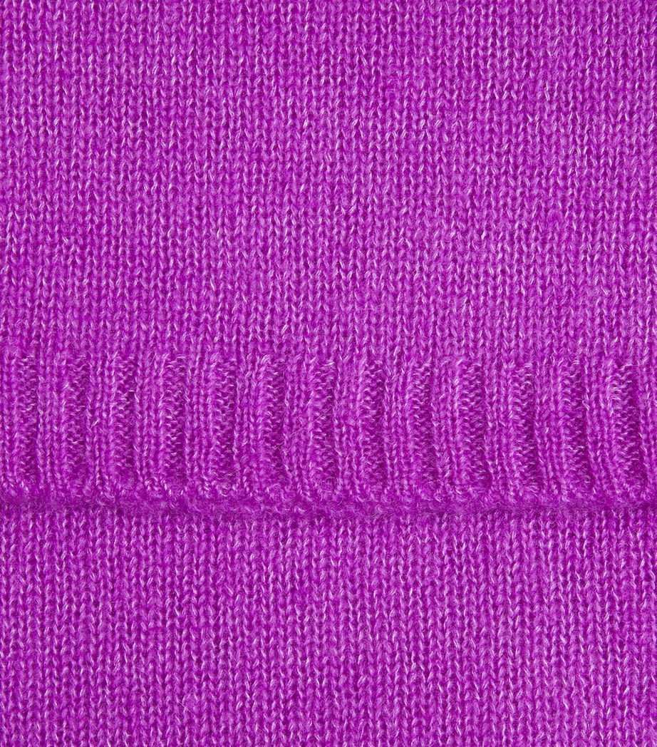 ME+EM Womens Merino Wool-Cashmere-Silk T-Shirt Violet Purple Image 6