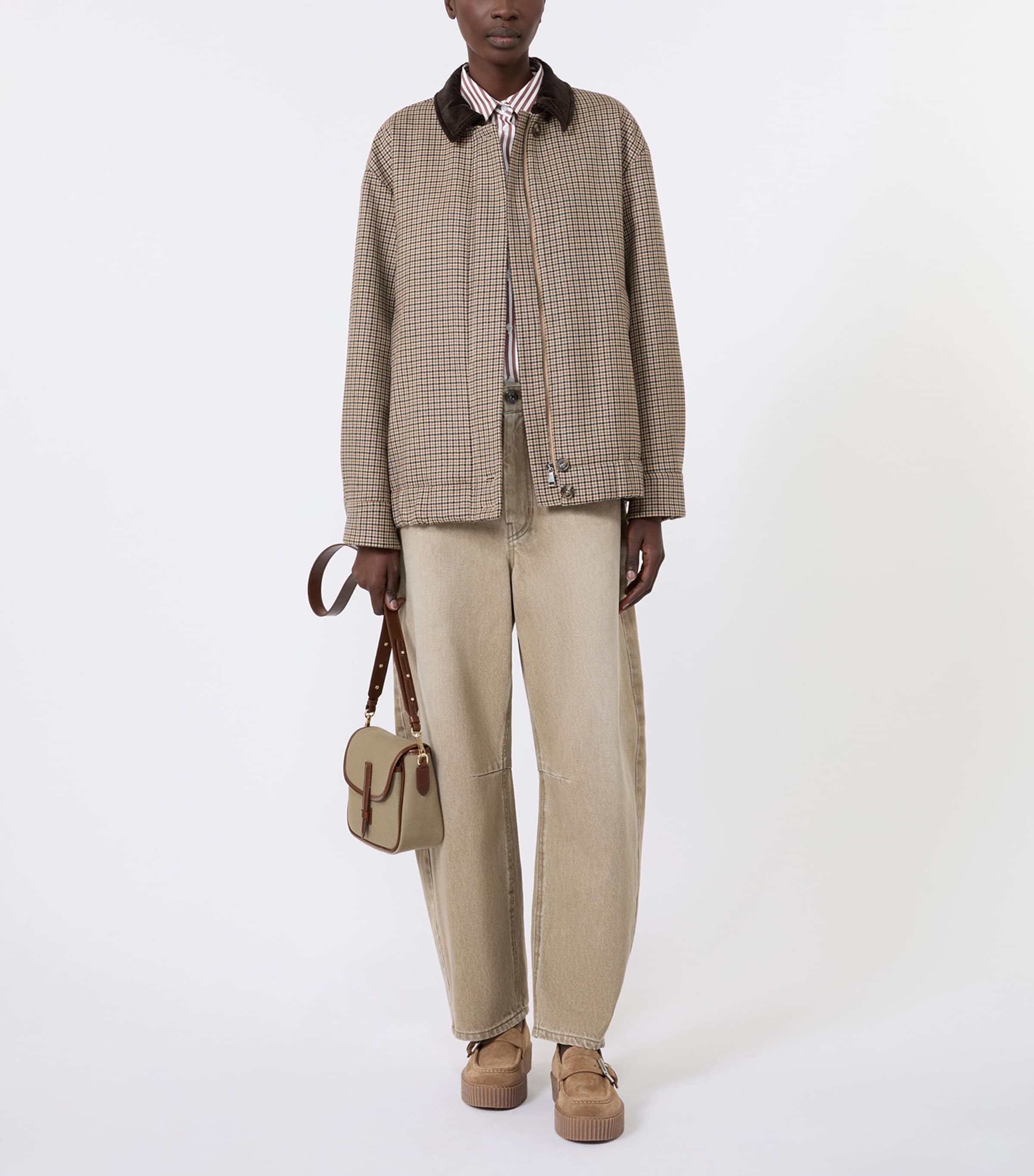 Weekend Max Mara Womens Barrel Jeans Beige Image 4
