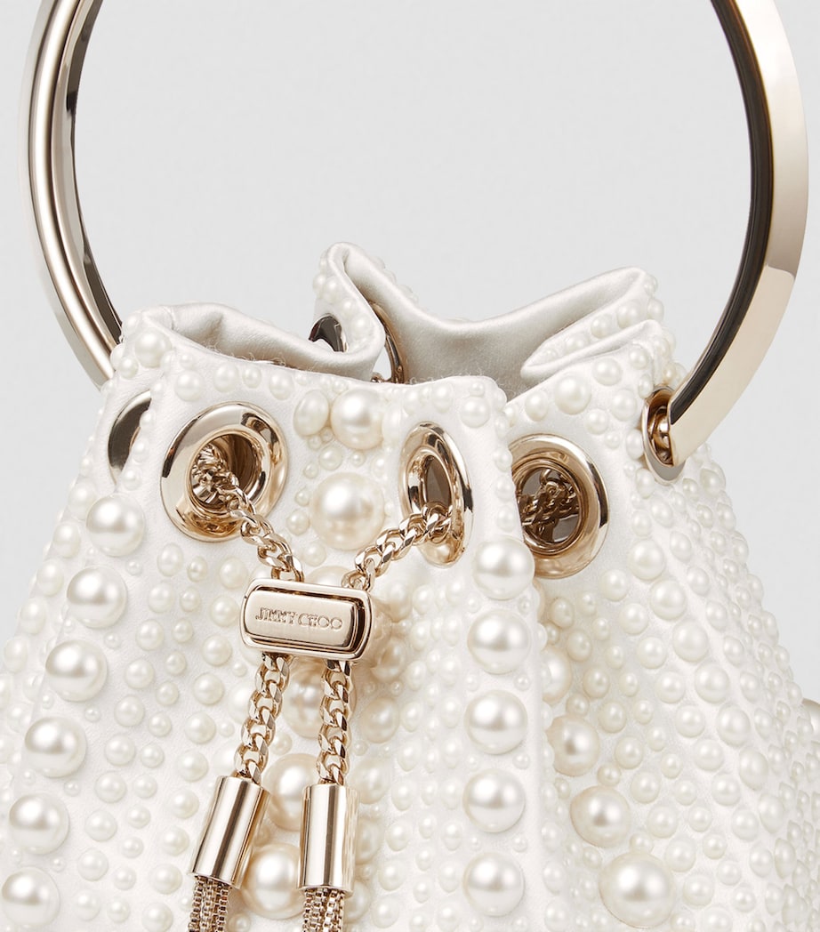 Micro Bon Bon Top-Handle Bag IVORY Image 6