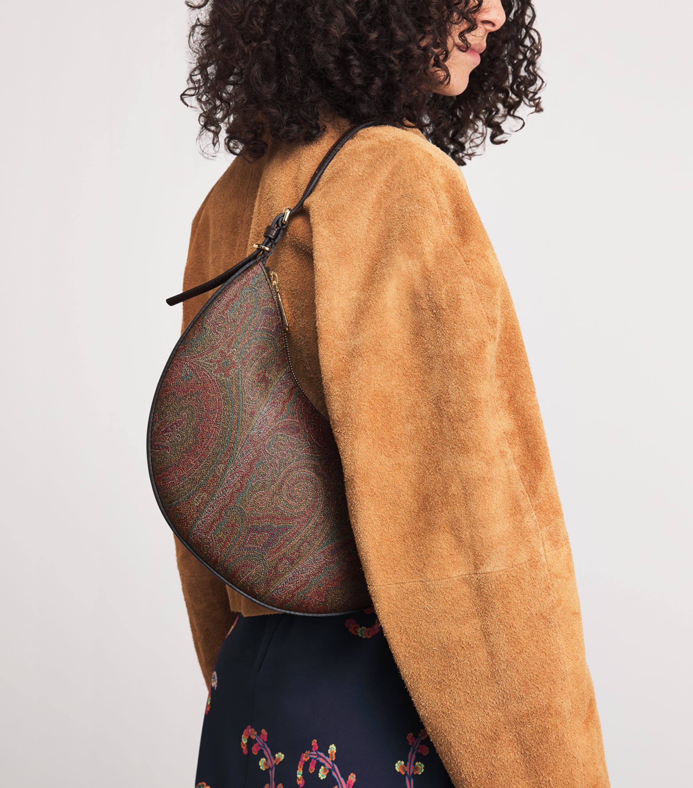 Etro Medium Paisley Arnica Shoulder Bag Brown Image 2