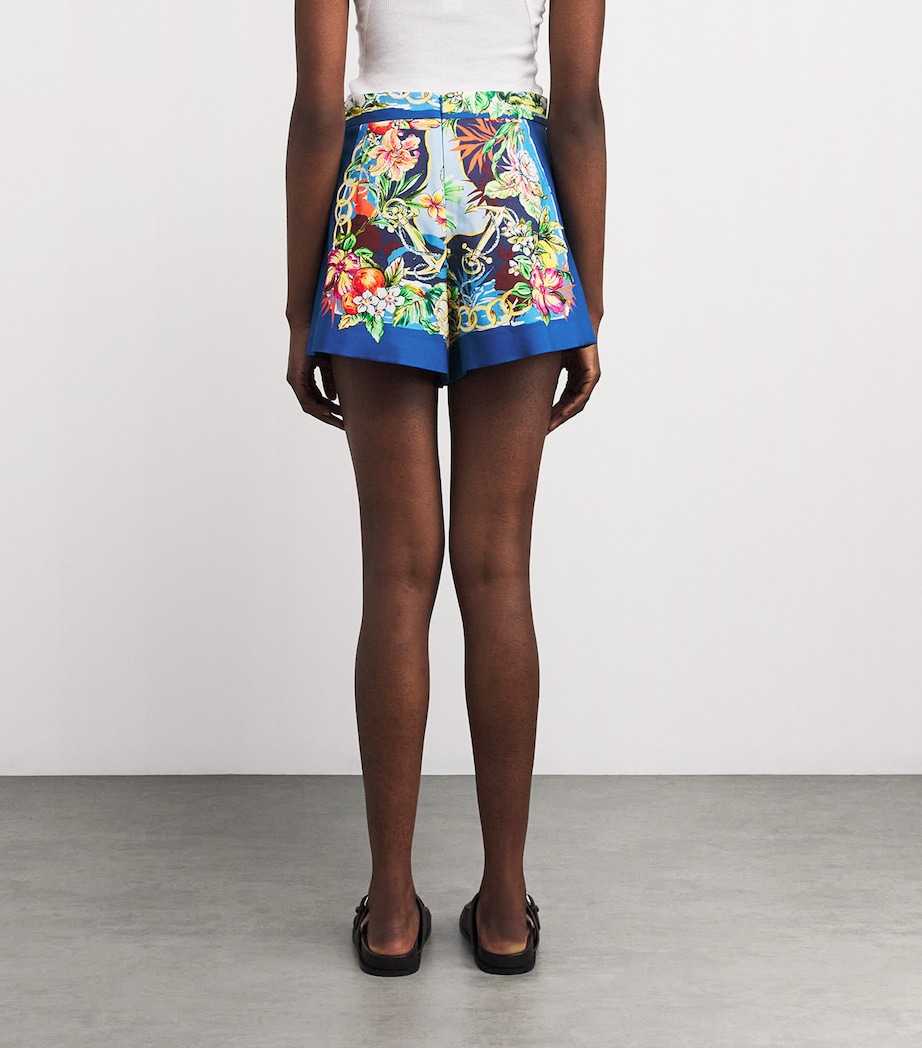 Tropical High-Rise Shorts MULTICOLOR FLORAL Image 4