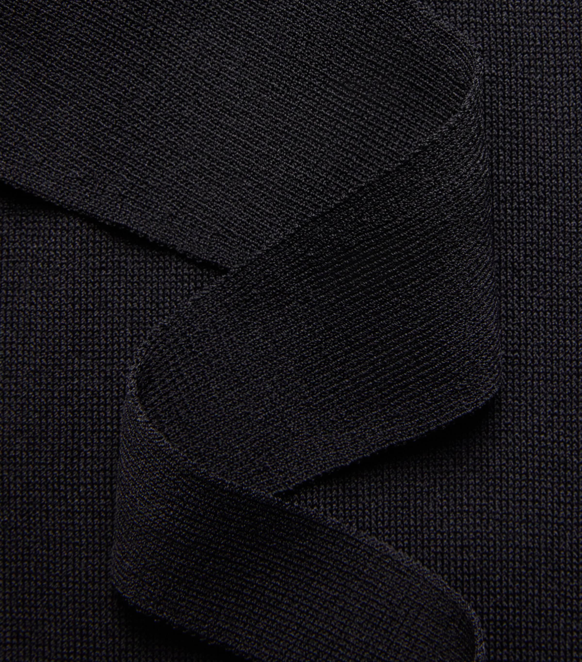 AWAY THAT DAY Womens Mozambique Knitted Maxi Dress Black Image 6
