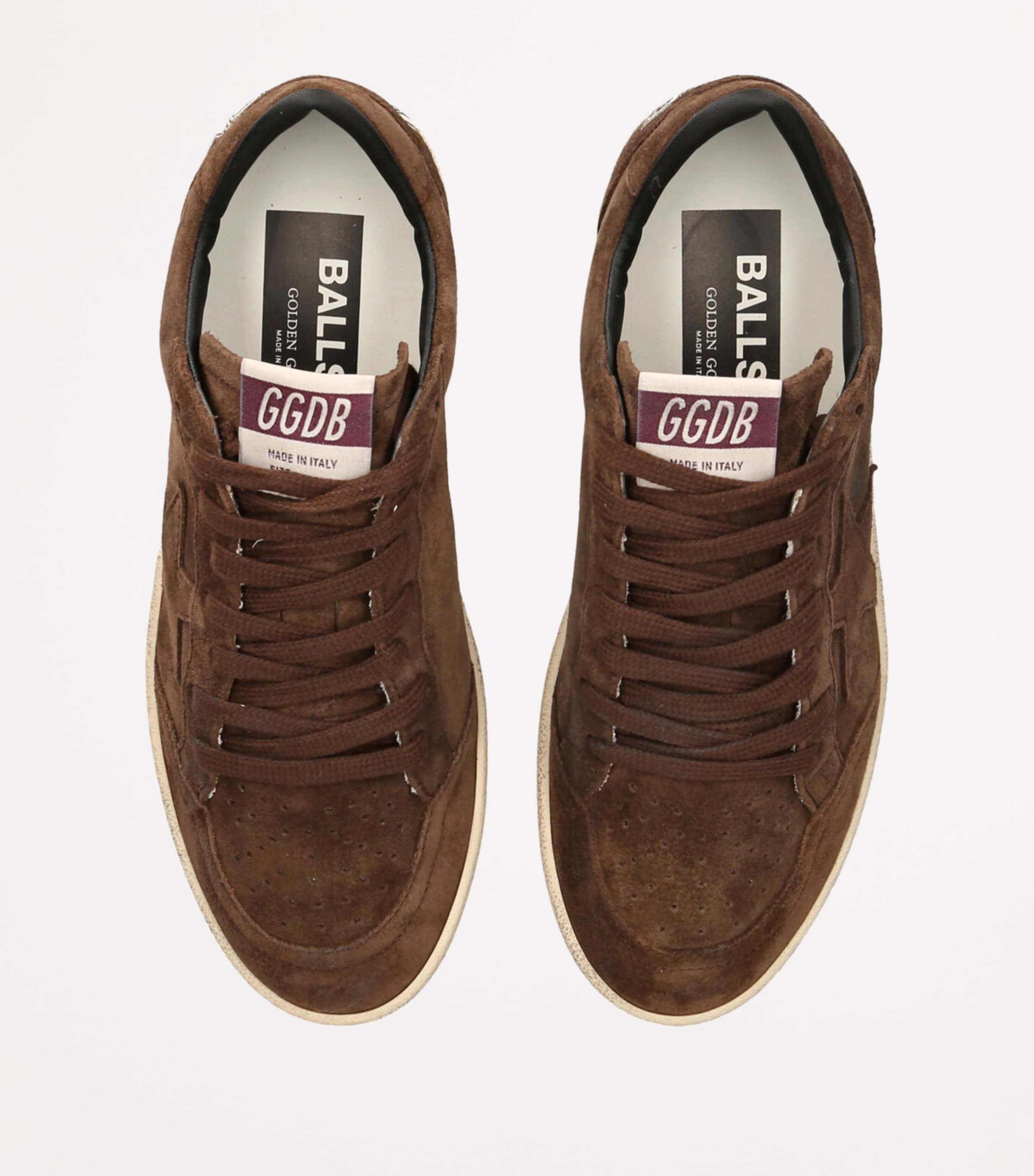 Suede Ball Star Sneakers BROWN Image 4