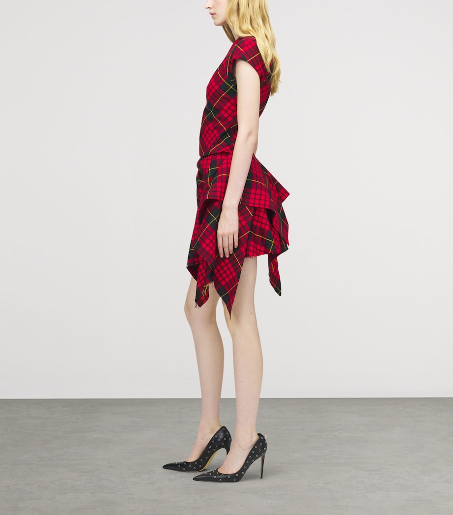 Check Mini Dress 6120 Image 3