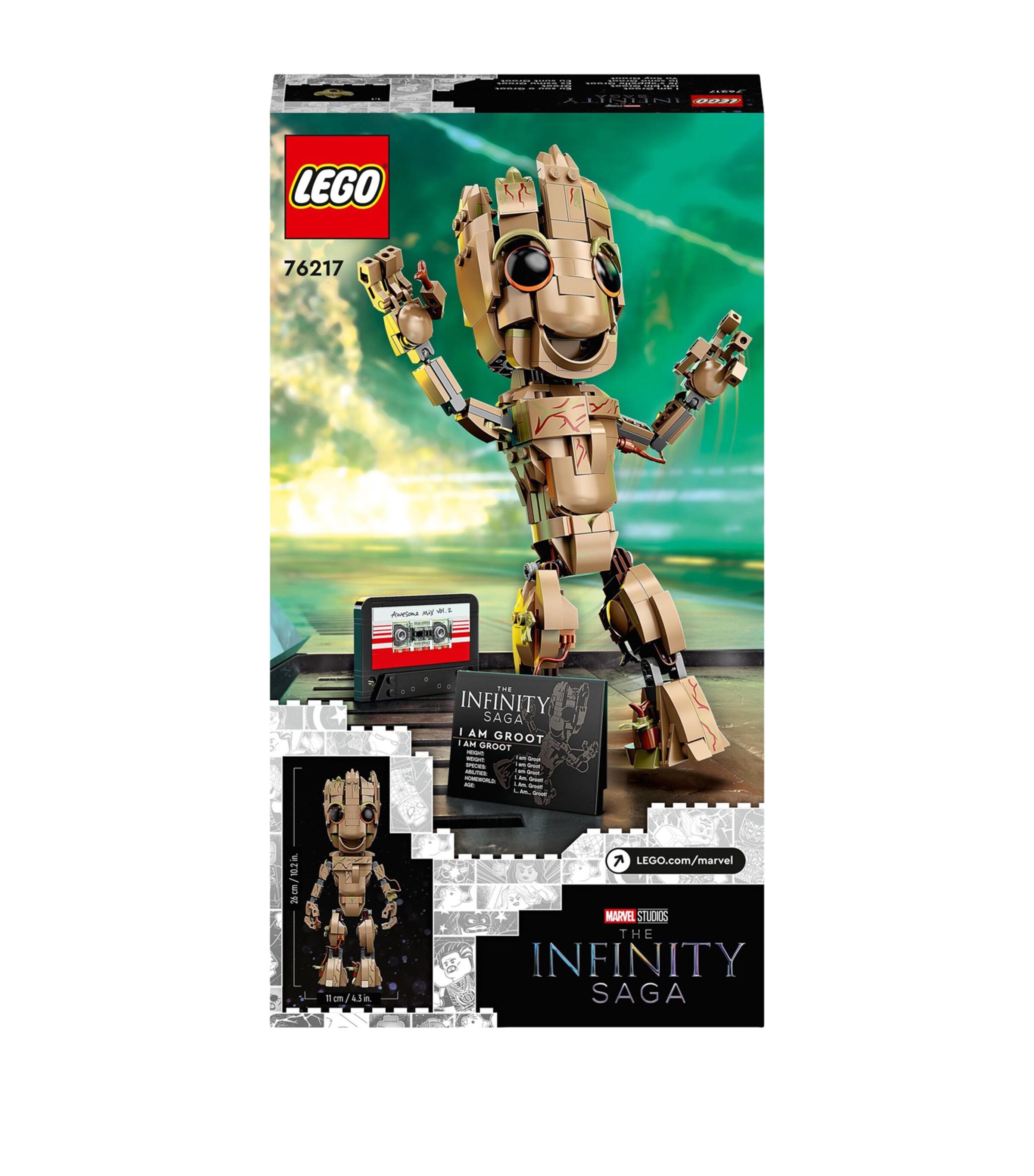 Lego Marvel I Am Groot Buildable Toy Set 76217 | Harrods AU