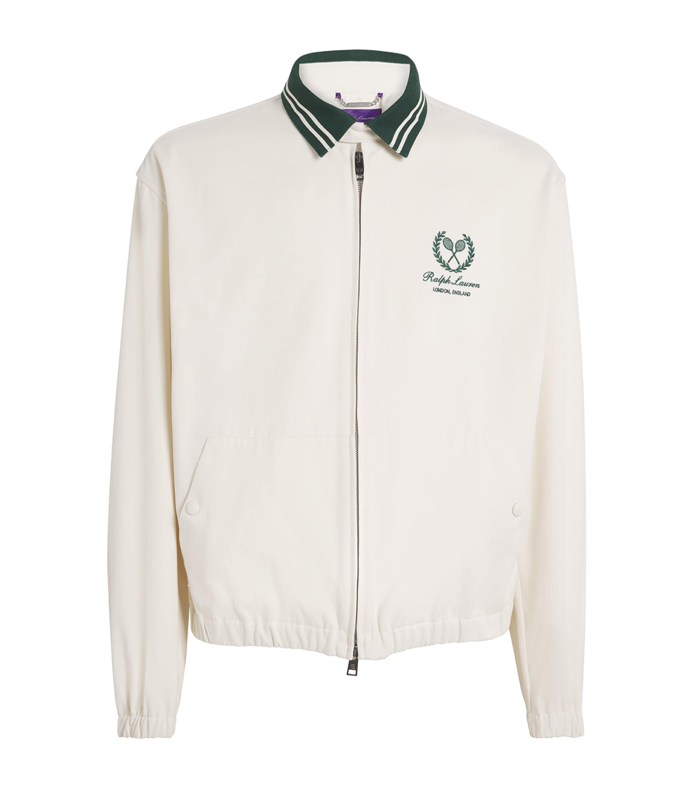 Ralph Lauren Purple Label x Wimbledon Crest Bomber Jacket