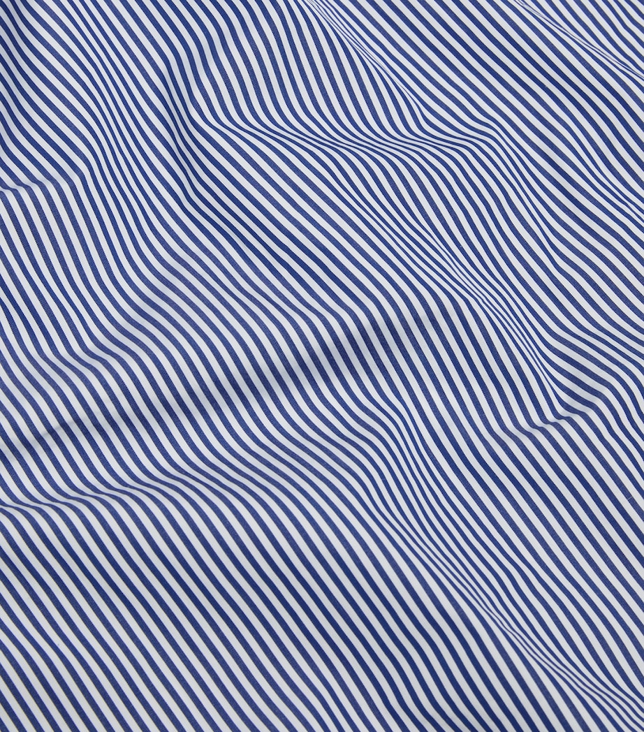 Dunhill Mens Cotton Stripe Shirt White Image 7