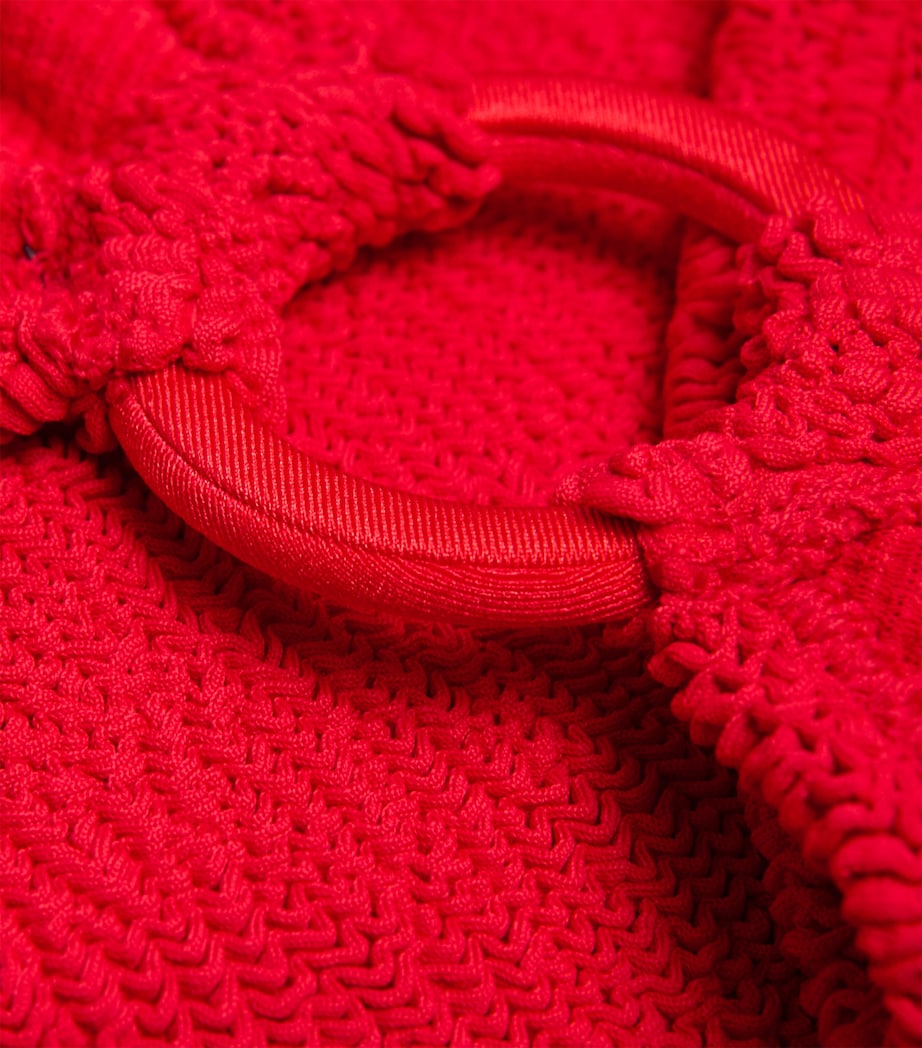 Misty Tonal Hoop Bikini RED Image 5