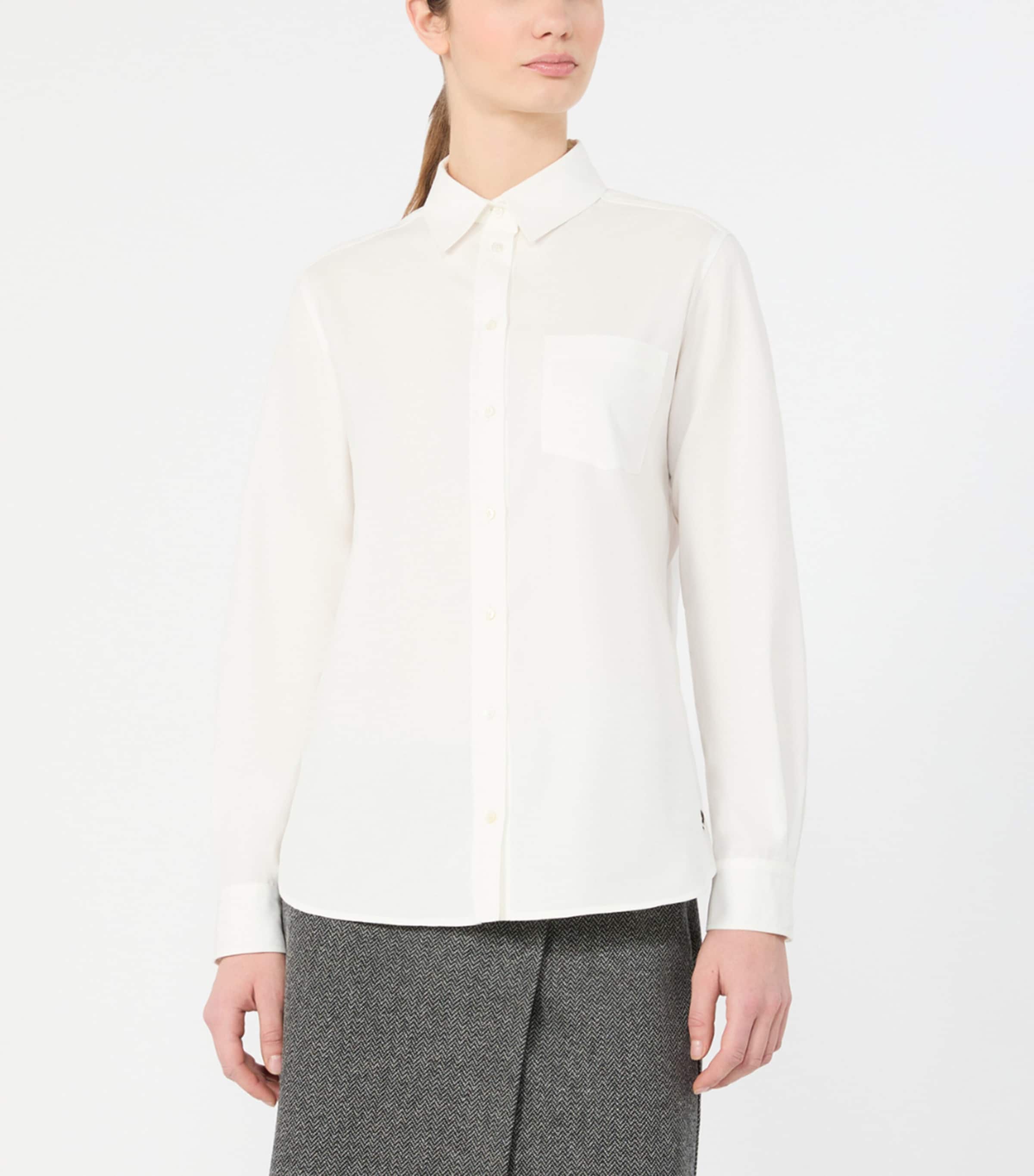 Weekend Max Mara Womens Cotton Shirt White Image 3