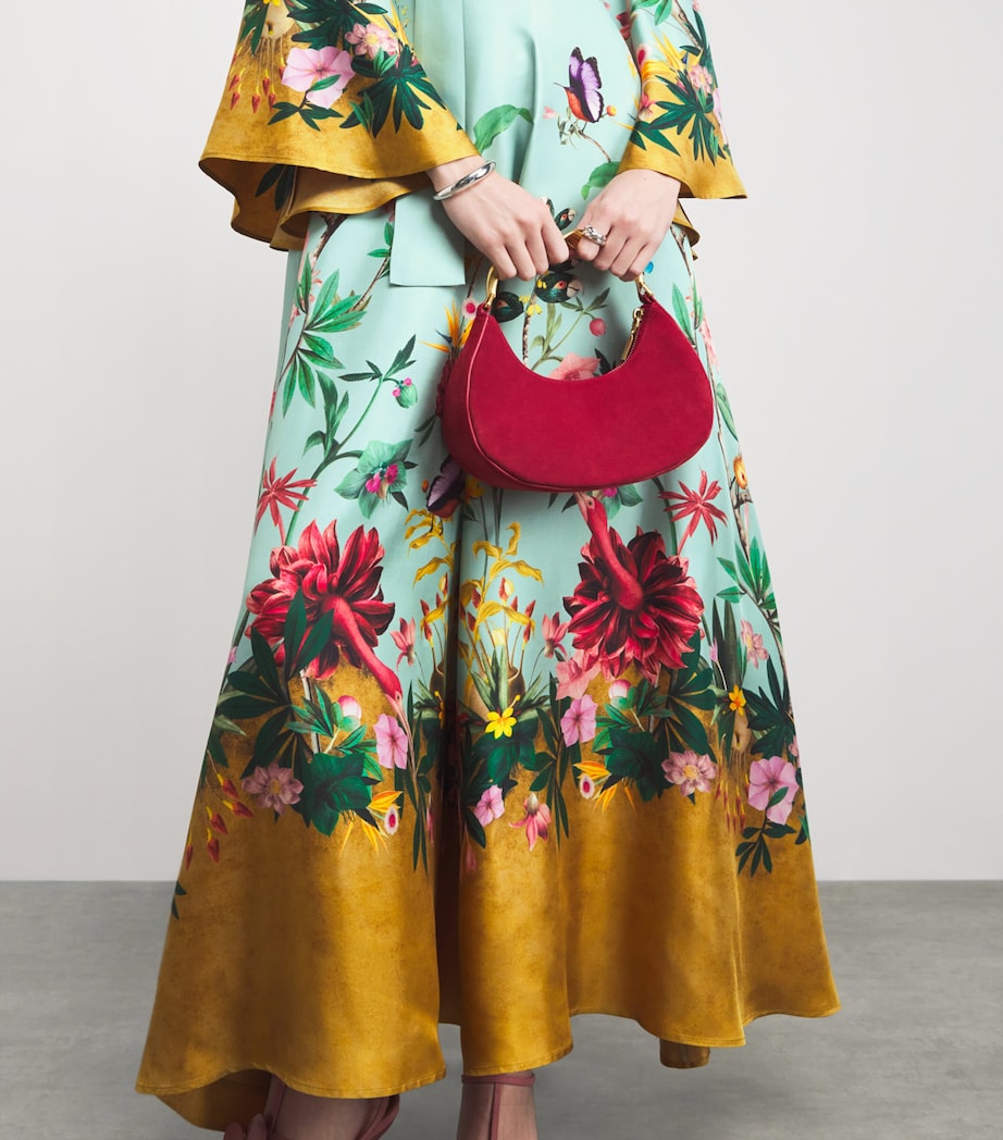 Silk Floral Magnifico Maxi Dress BU01ZOOFLORA PLACEE Image 6