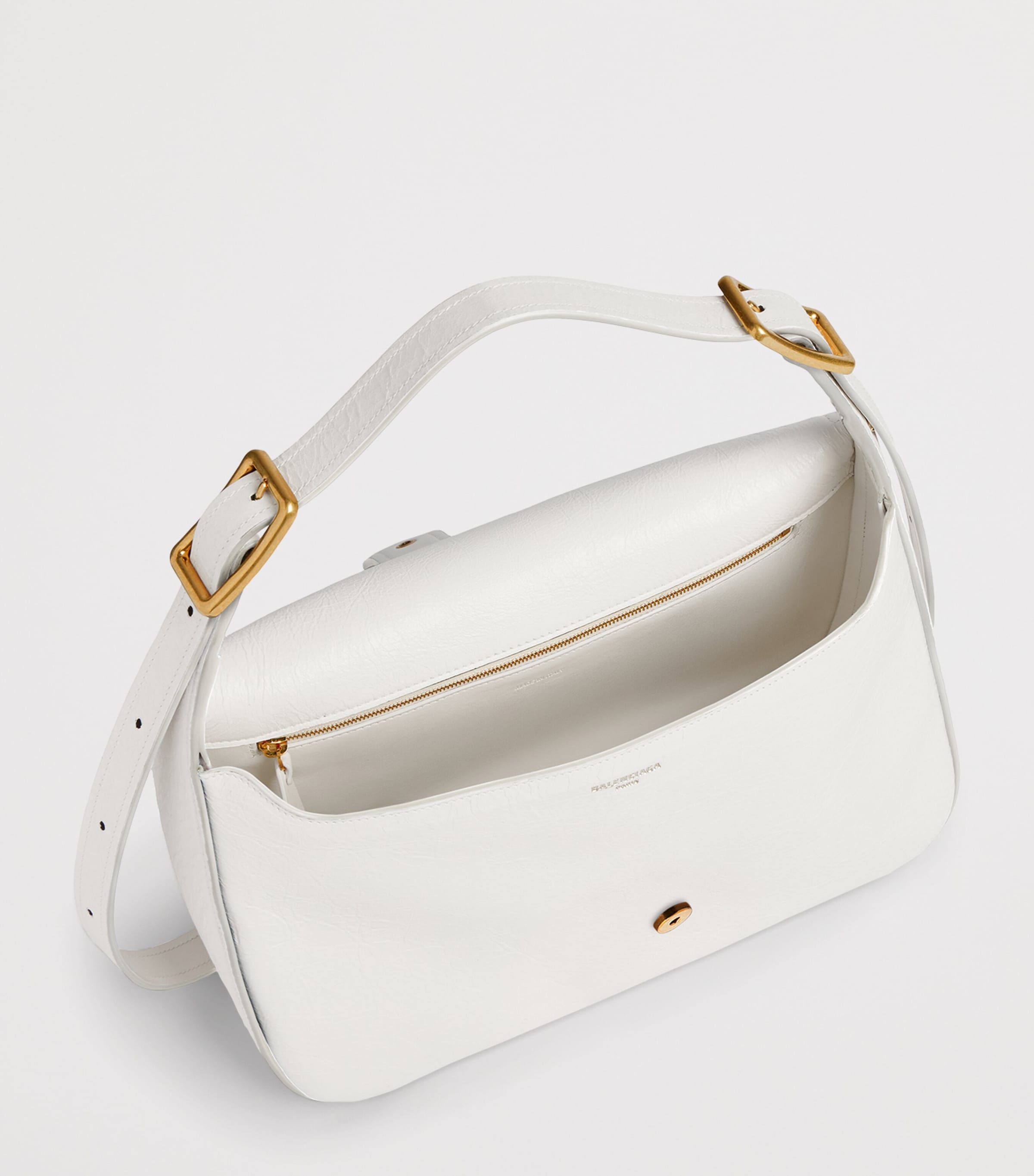 Balenciaga Pink Lambskin Clicca Shoulder Bag | Harrods UK
