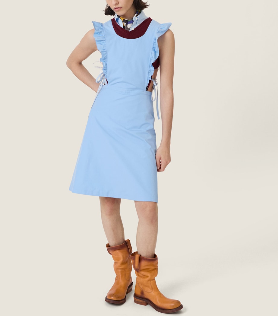 Miu Miu Leather Slouched Boots Brown Image 2