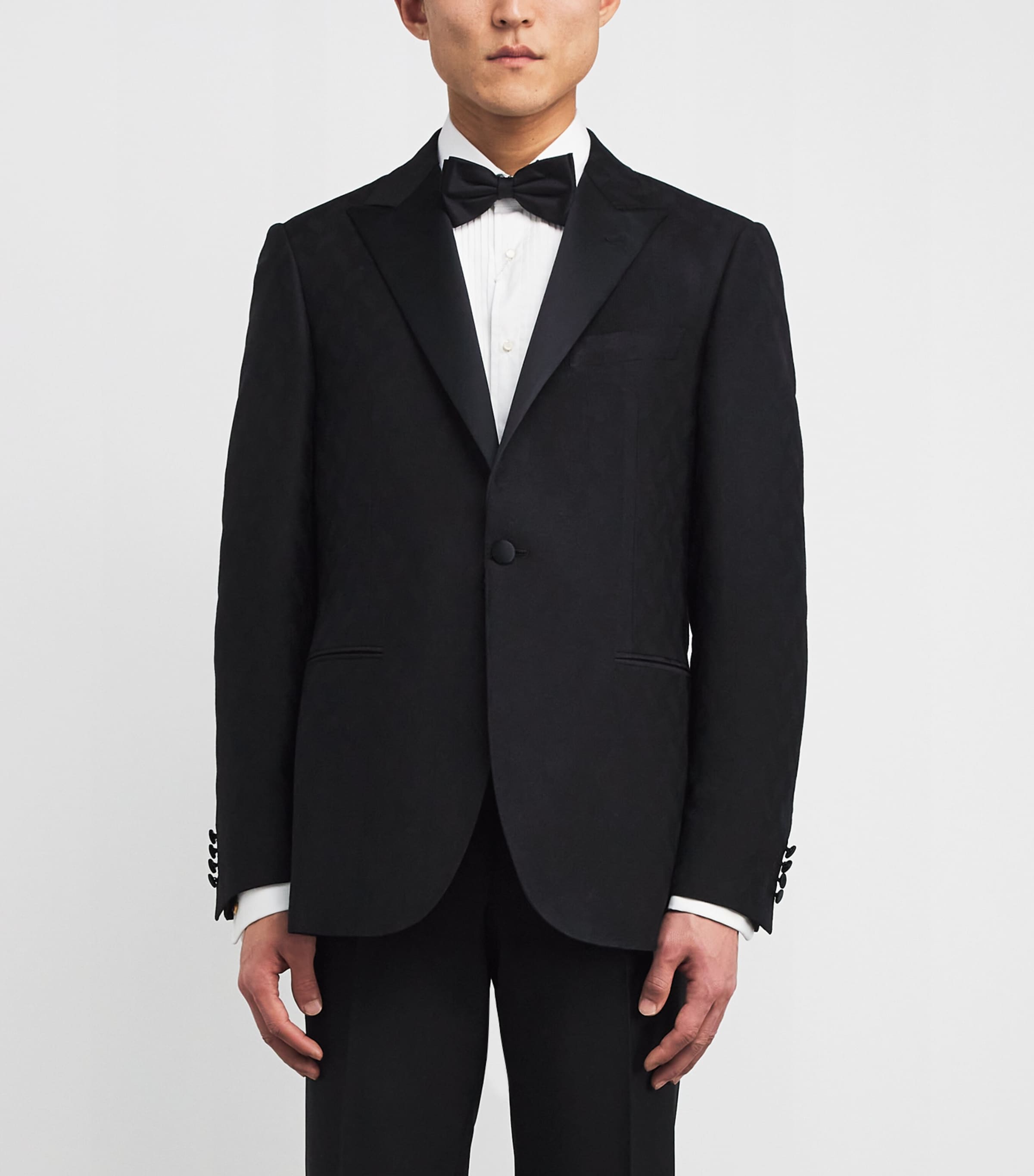 Wool-Silk Tuxedo Jacket 101 Image 3