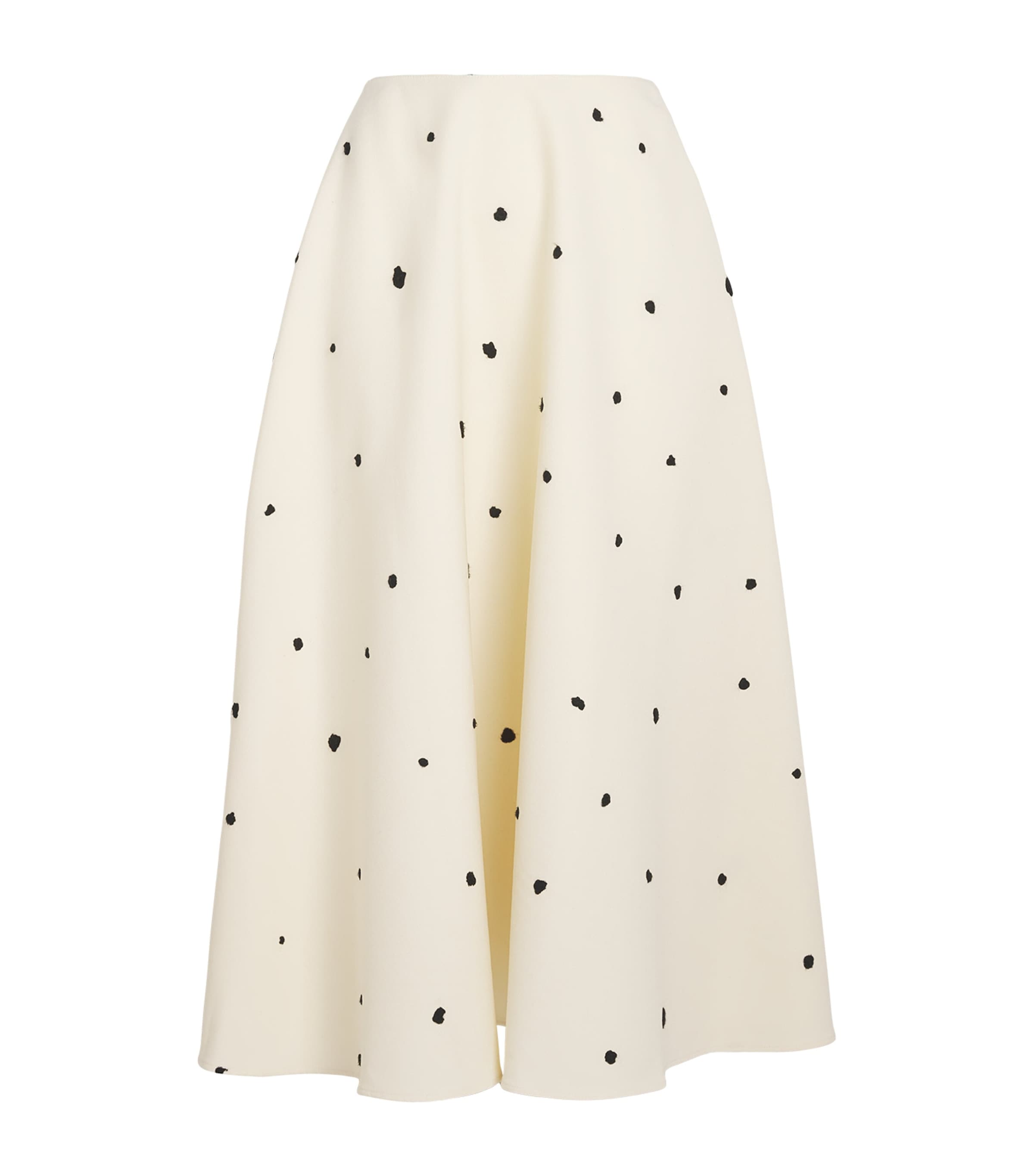 CAMILLA AND MARC Womens Textured Ponza Midi Skirt Eggshell Image 1