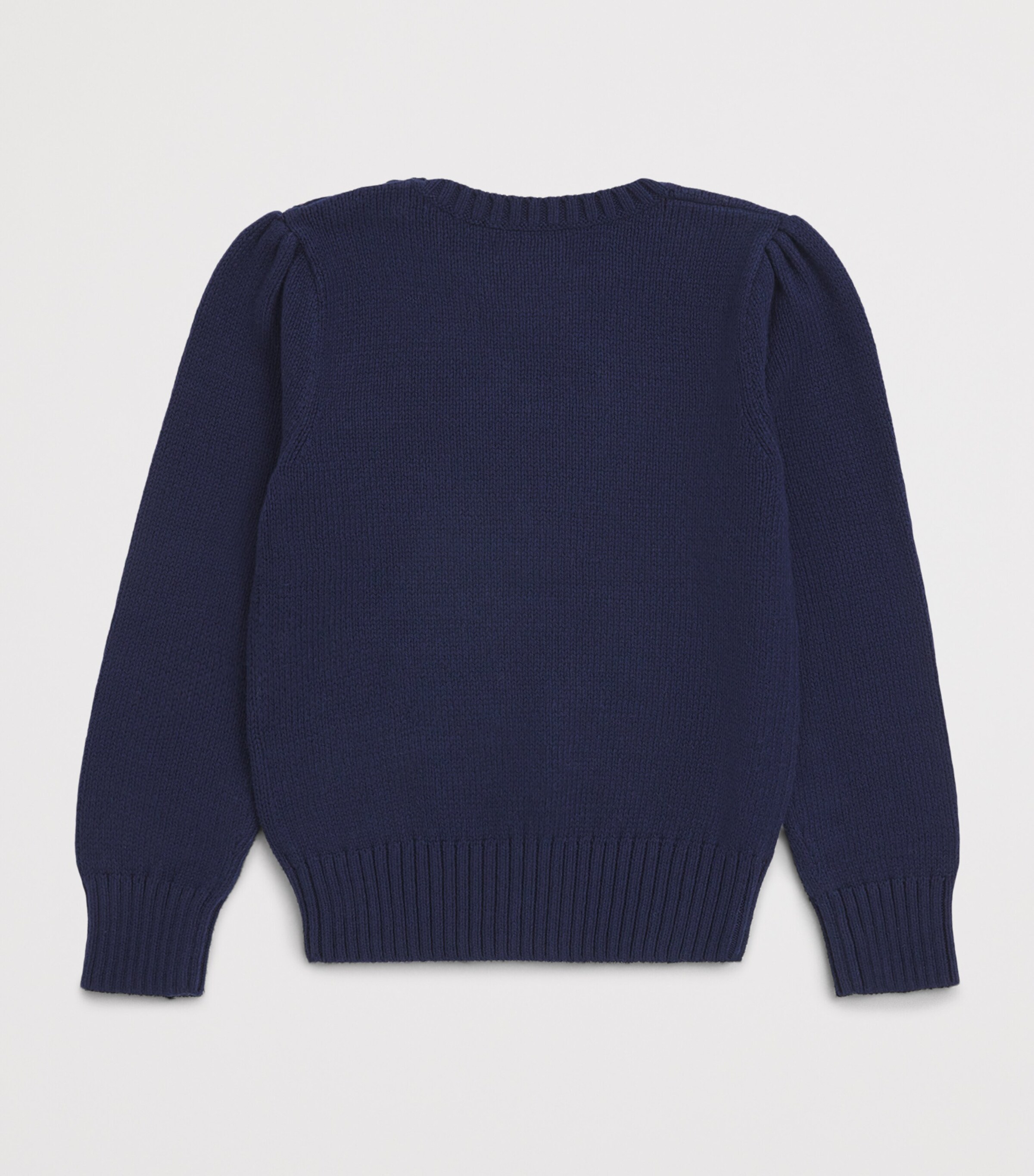 Ralph Lauren Kids Womens Polo Bear Sweater (7-14 Years) Navy Image 2