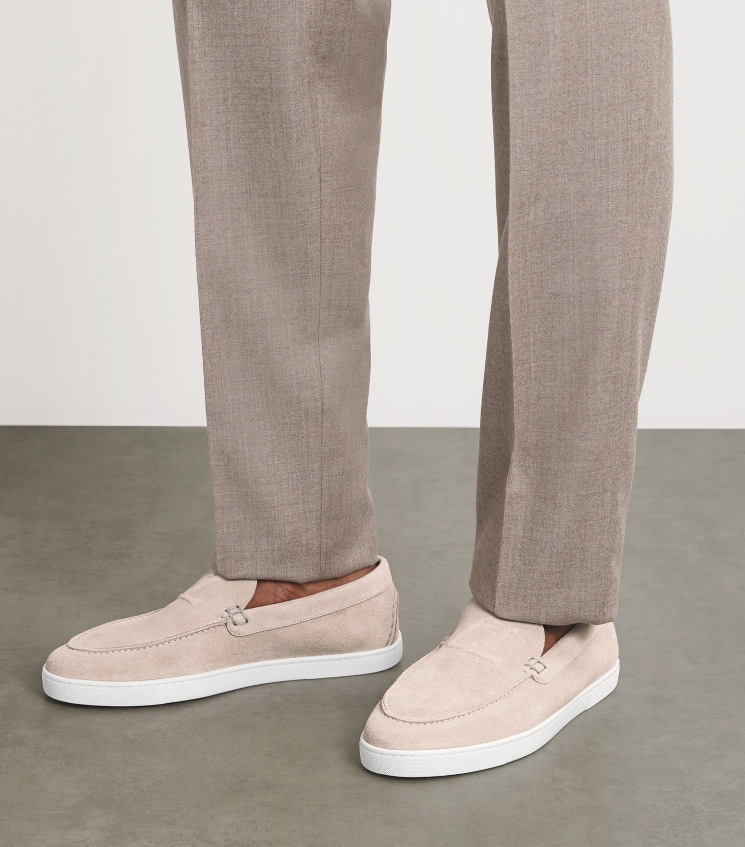 Christian Louboutin Varsiboat Suede Boat Shoes | Harrods US