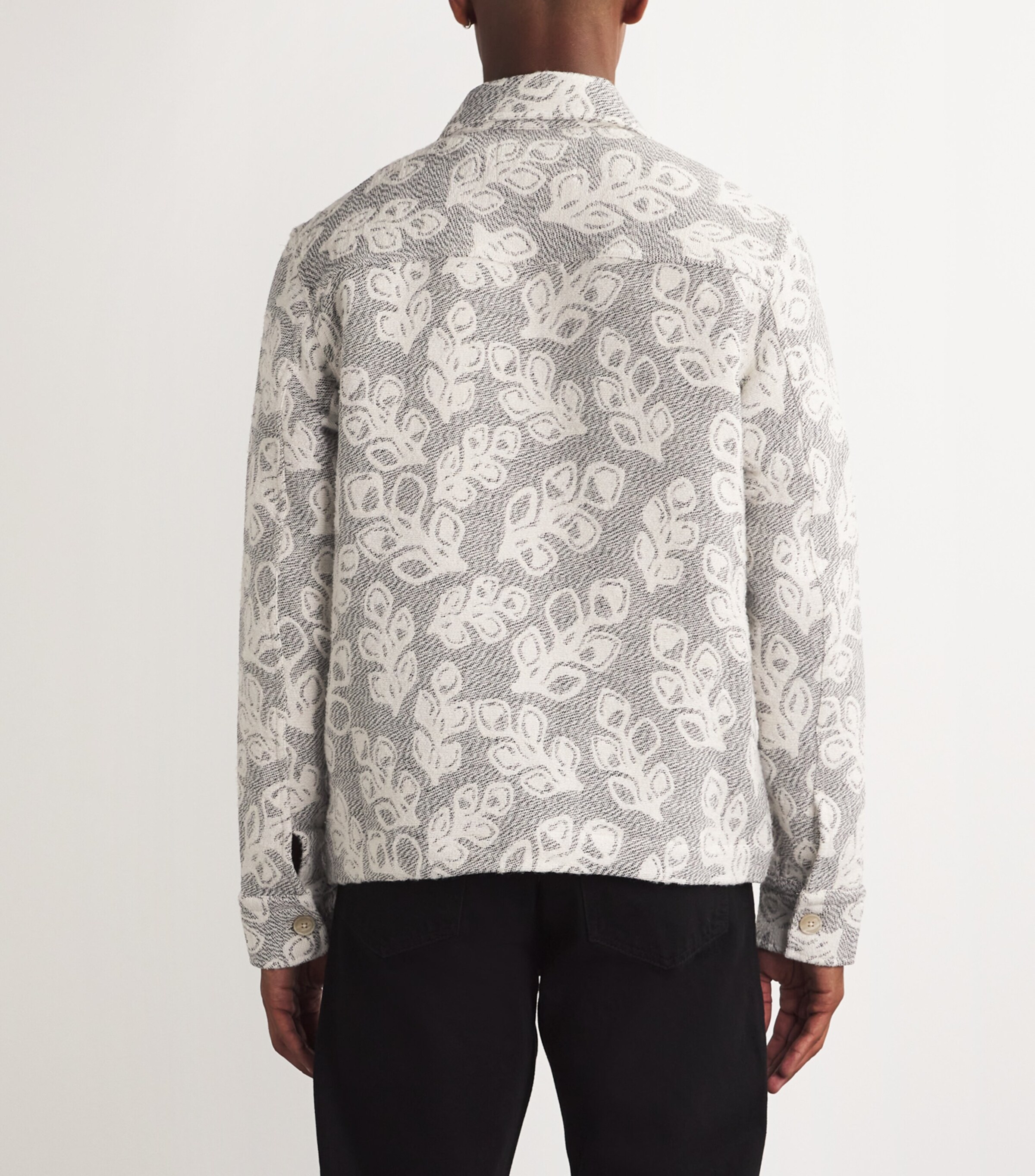 Jacquard Rahim Jacket BLACK MELANGE #793 Image 4