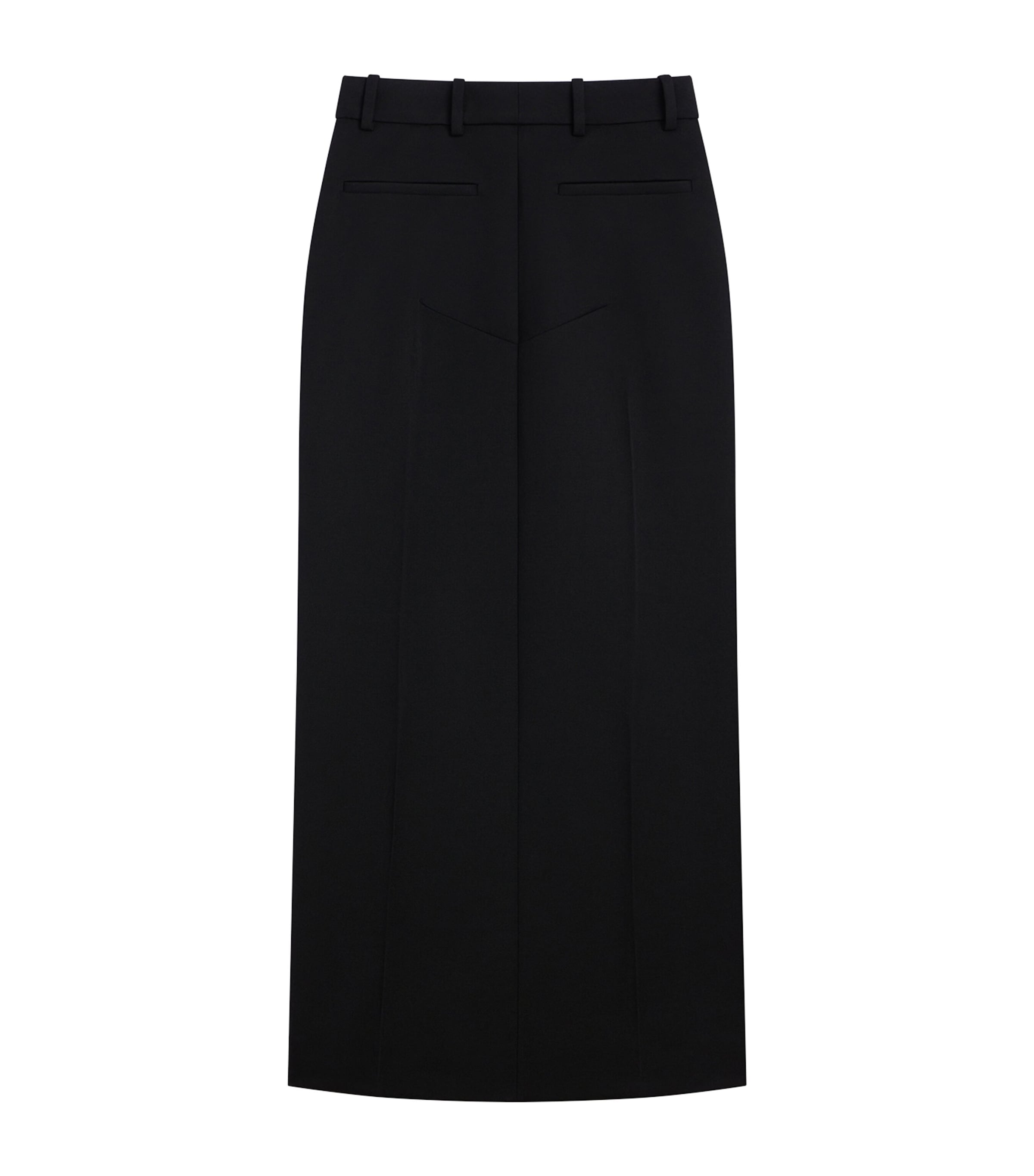 Givenchy Womens Wool Pleated Midi Skirt Image 2