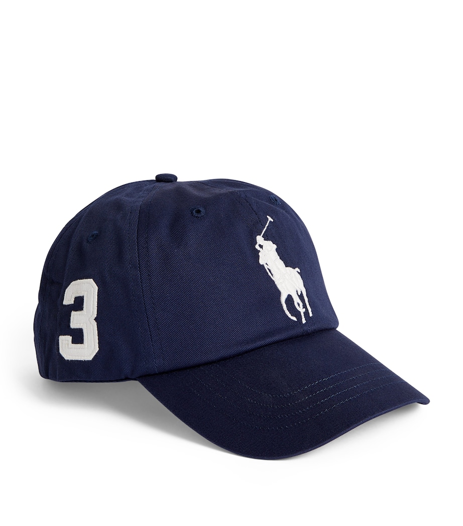 Cotton Polo Pony Baseball Cap NEWPORT NAVY Image 5