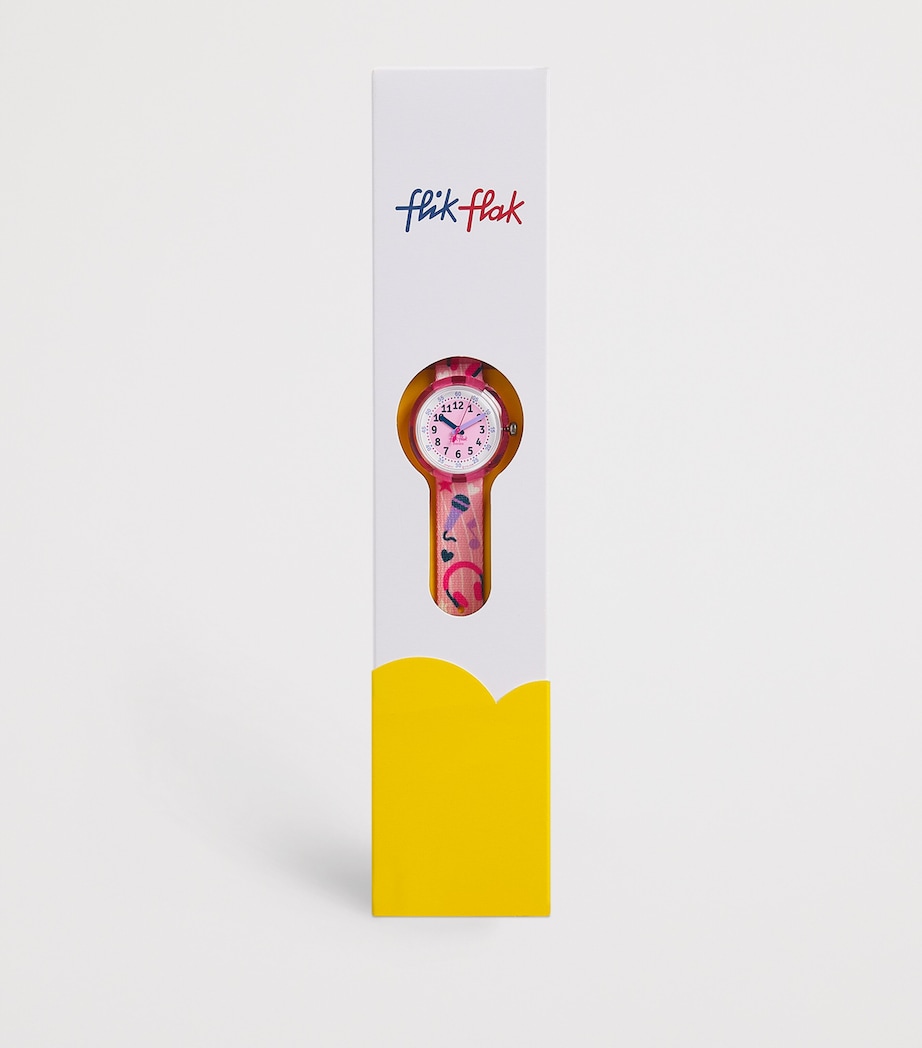 Flik Flak Karaokeee Watch 31.85mm Pink Image 2