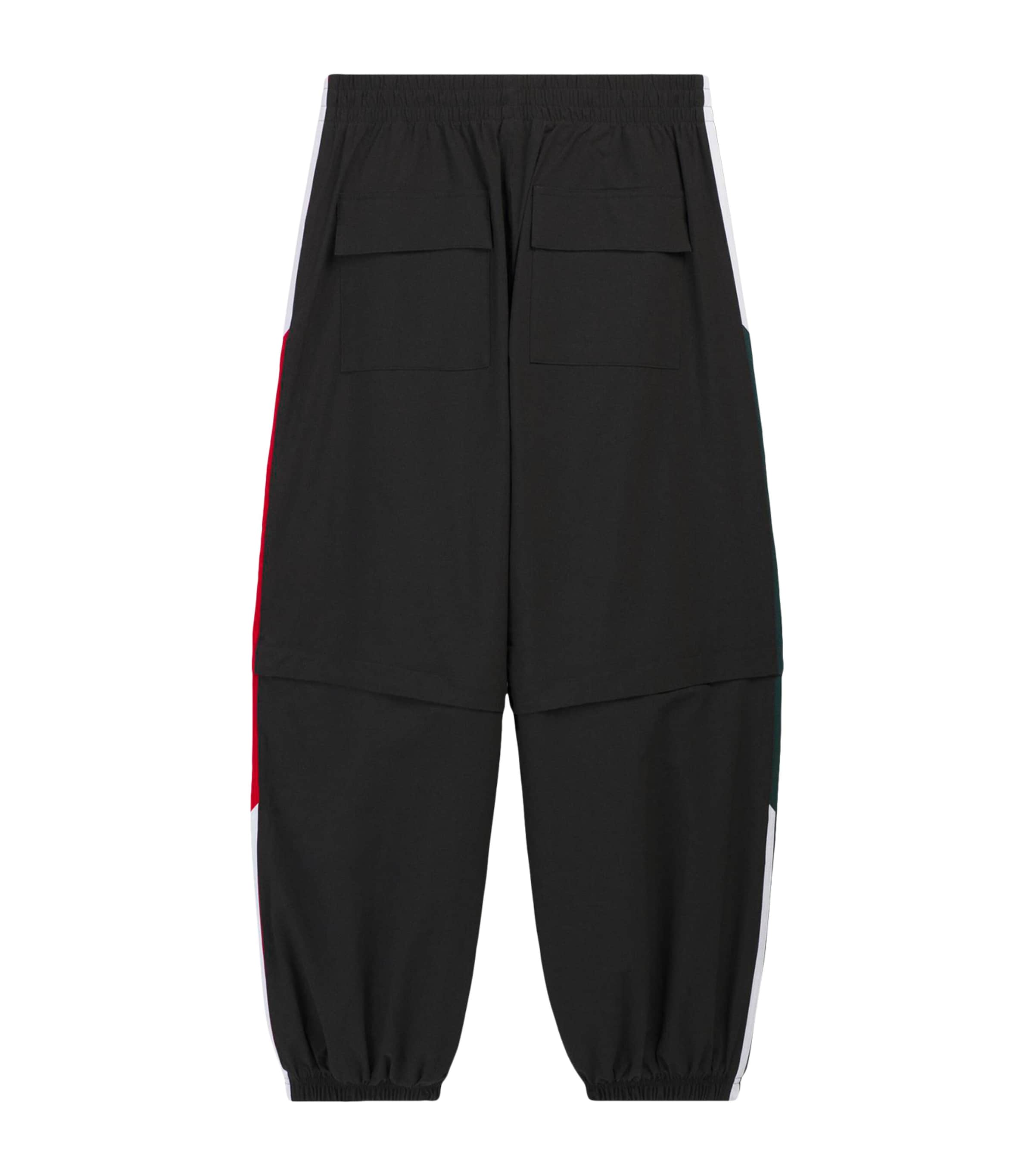 Willy Chavarria Mens x adidas Originals Anthem Oversized Sweatpants Black Image 9