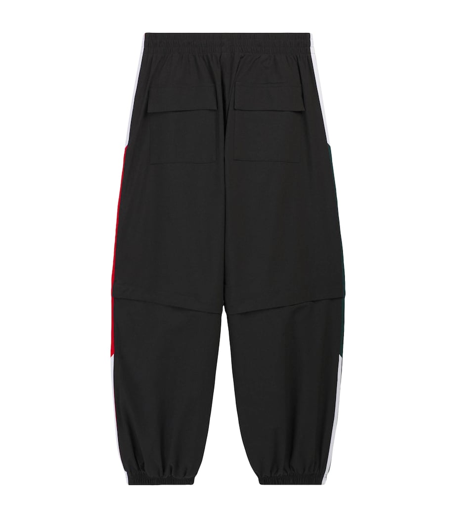 Willy Chavarria Mens x adidas Originals Anthem Oversized Sweatpants Black Image 9